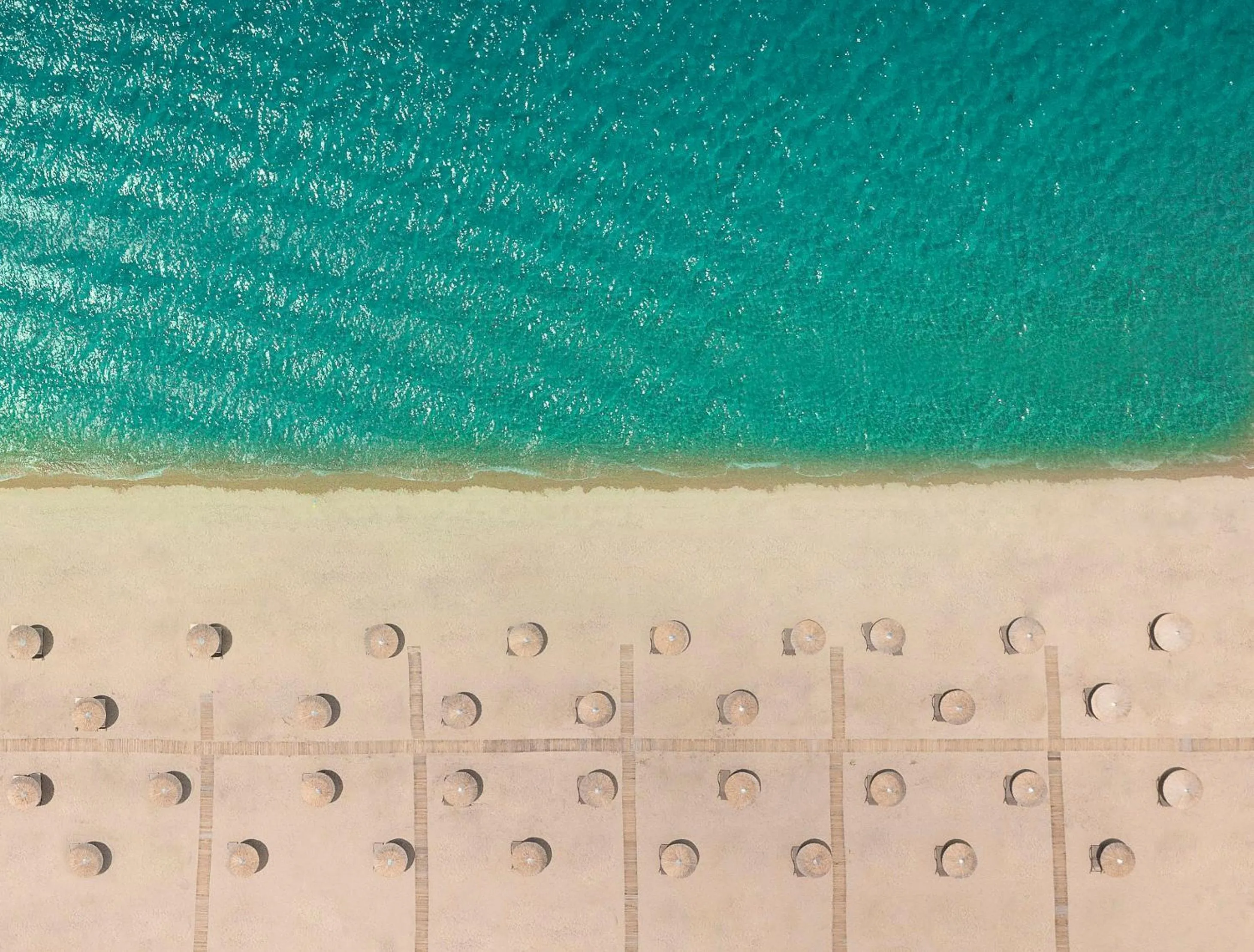 Bird's eye view in Porto Carras Meliton