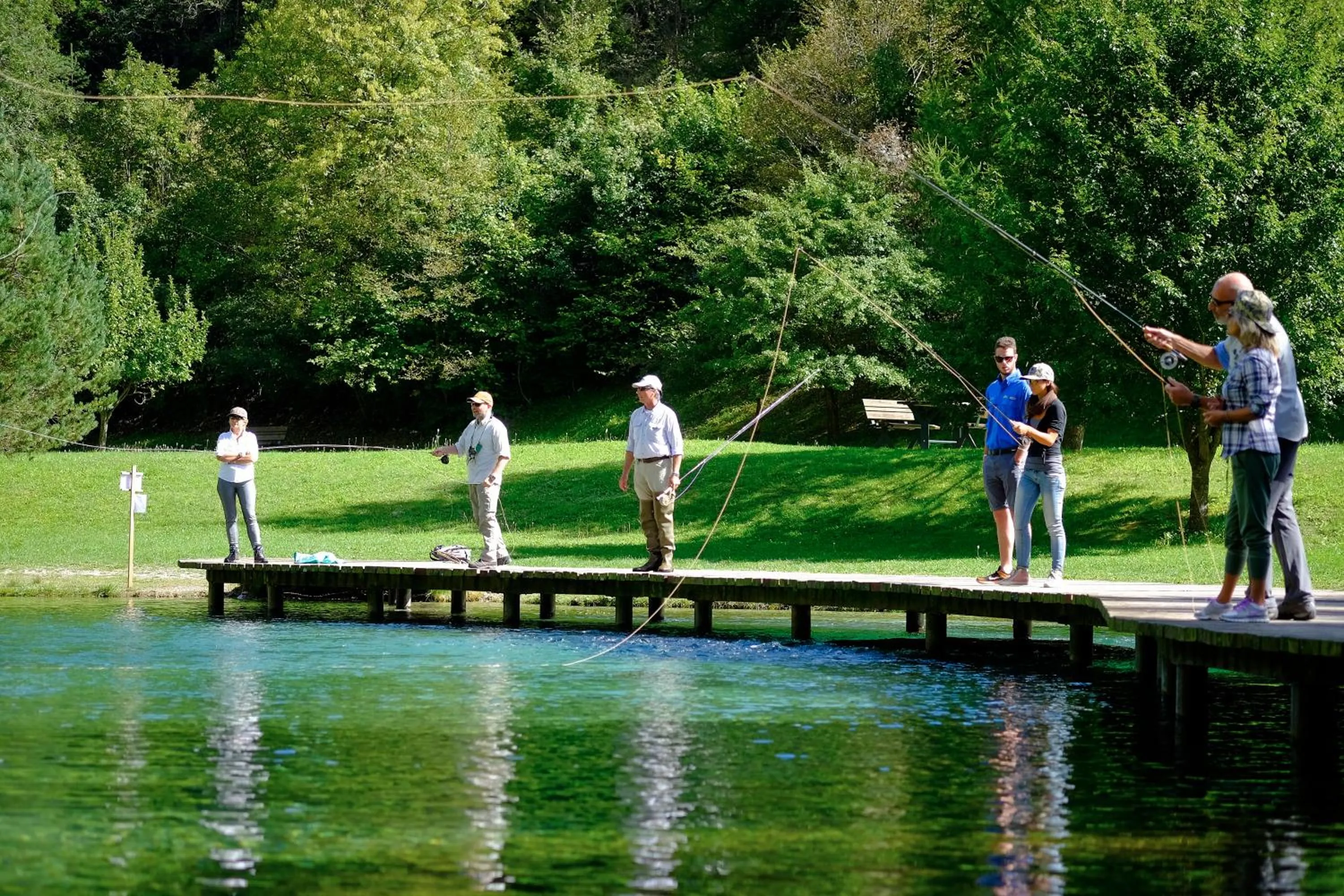 Fishing in Garni Lago Nembia