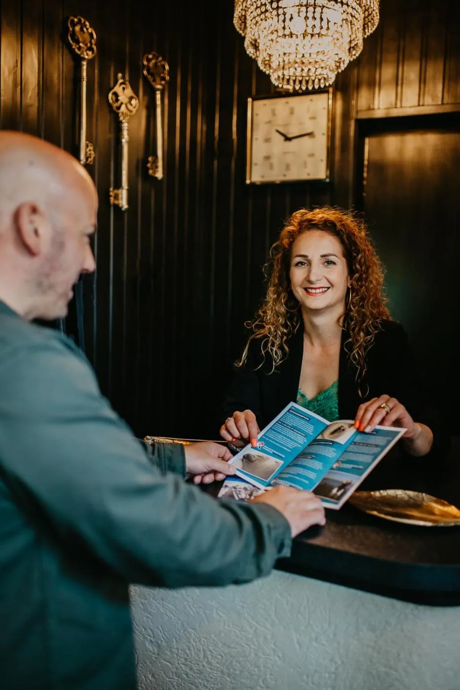 Lobby or reception in Hotel Renesse