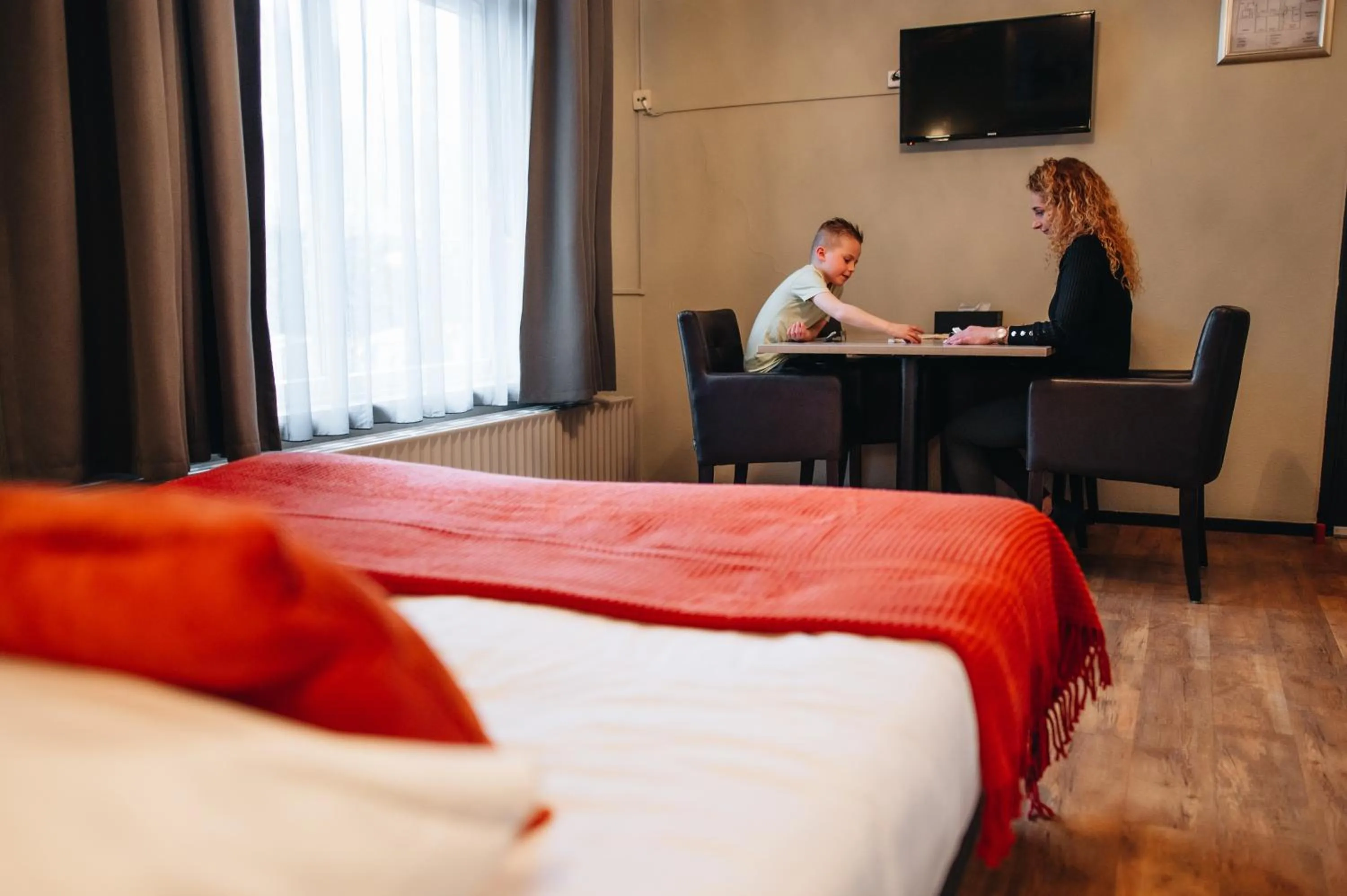 Bed in Hotel Renesse