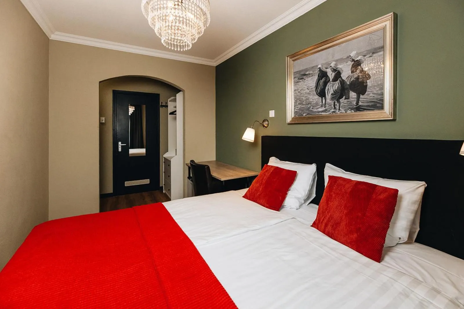 Bed in Hotel Renesse