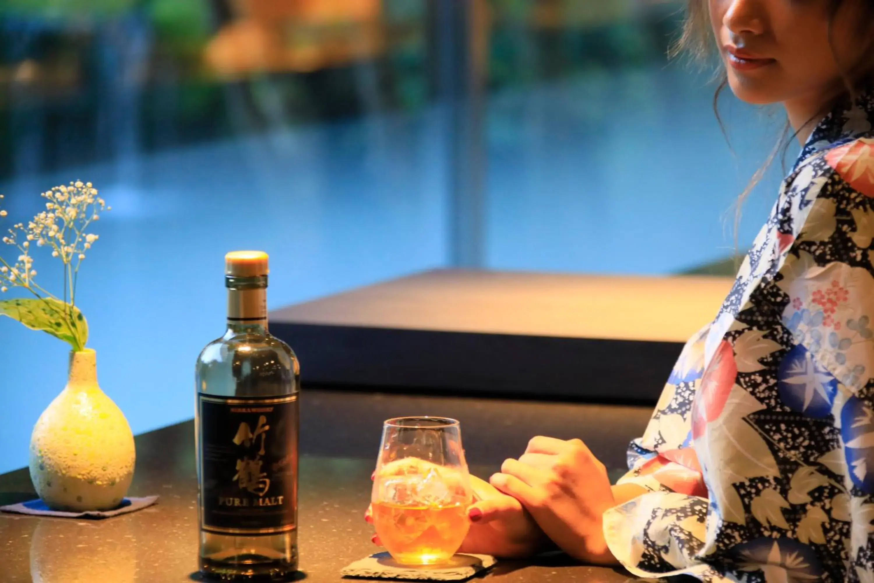 Lounge or bar in Hotel Kamogawaso Lounge or bar in Hotel Kamogawaso