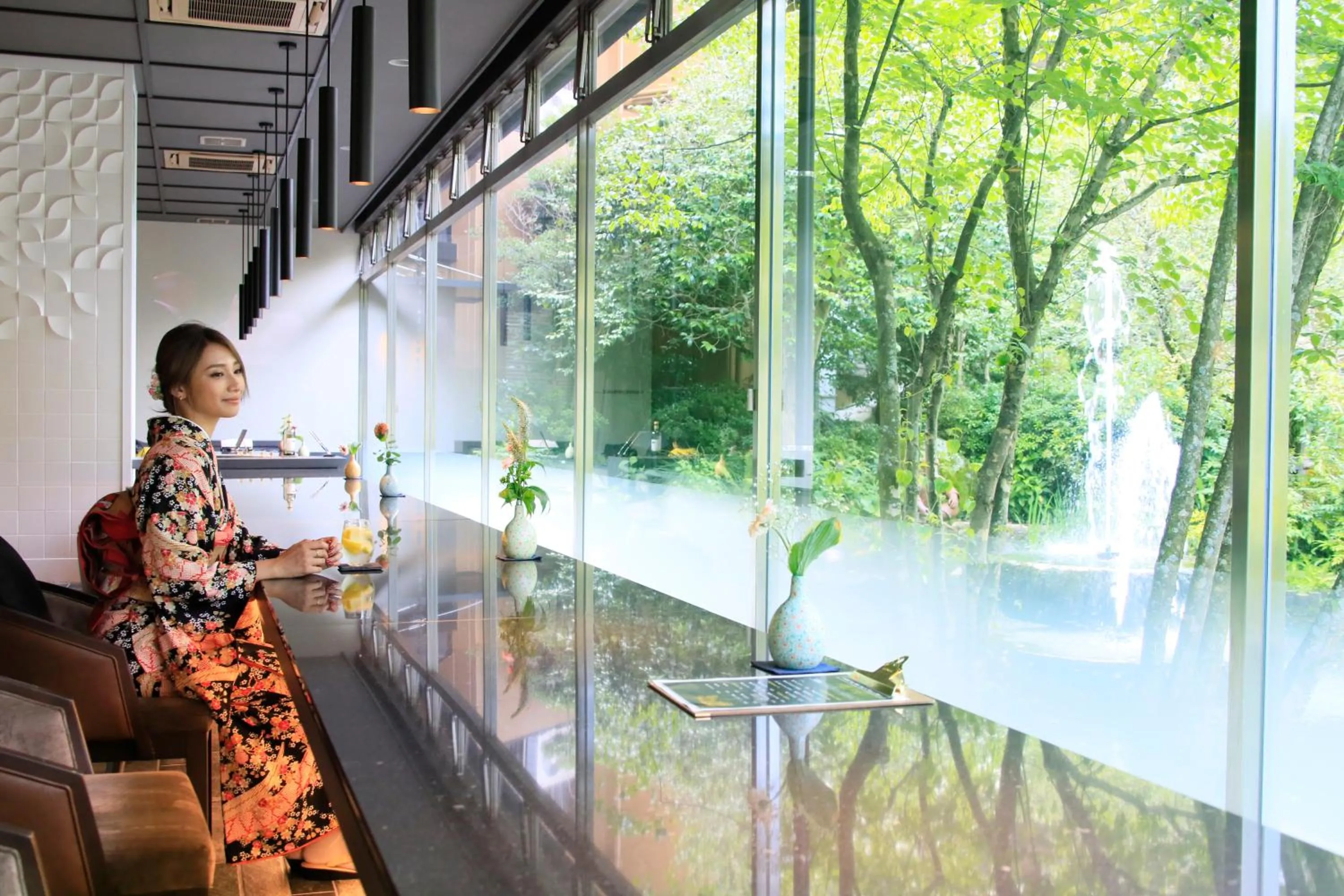 Lobby or reception in Hotel Kamogawaso