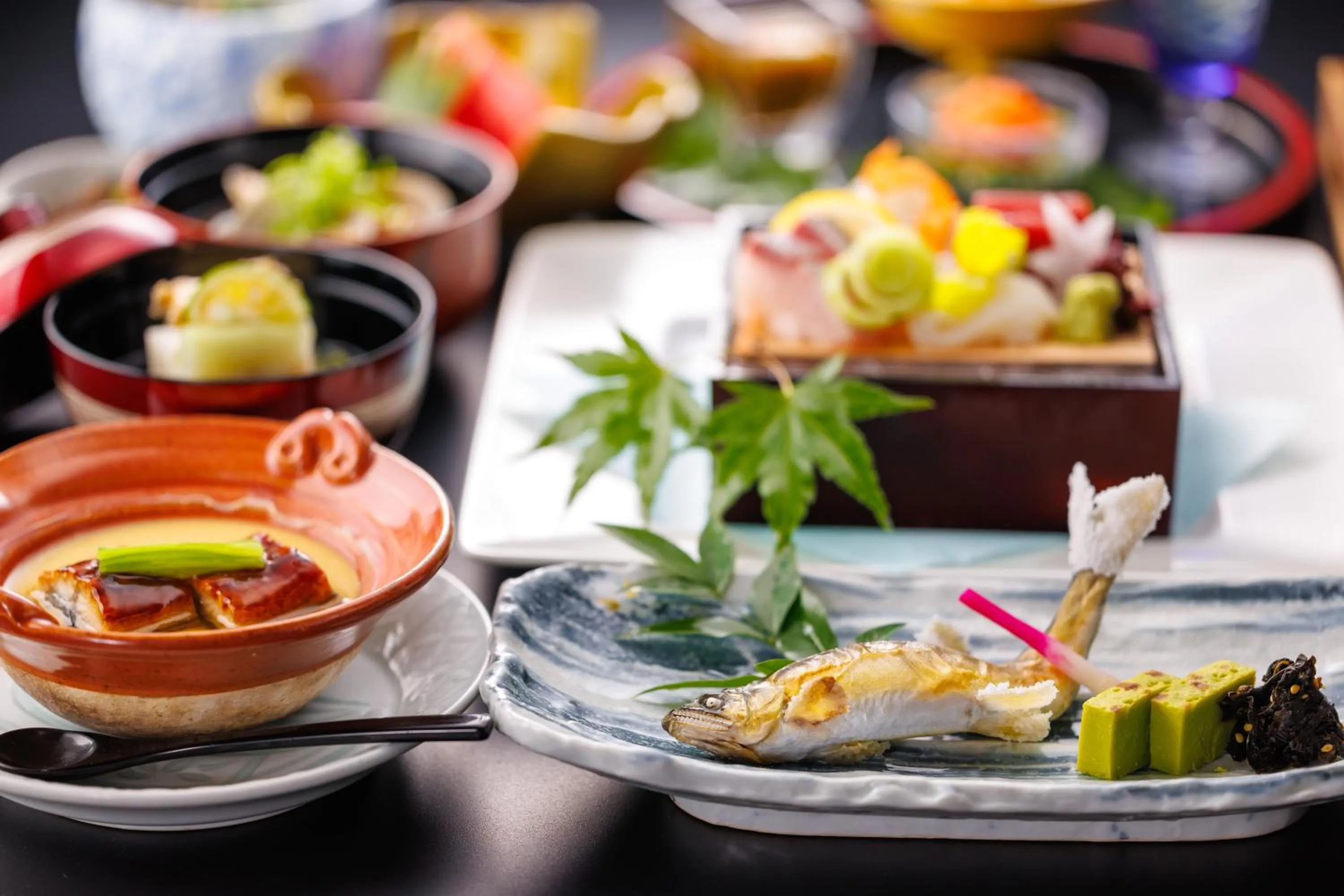 Food in Hotel Kamogawaso