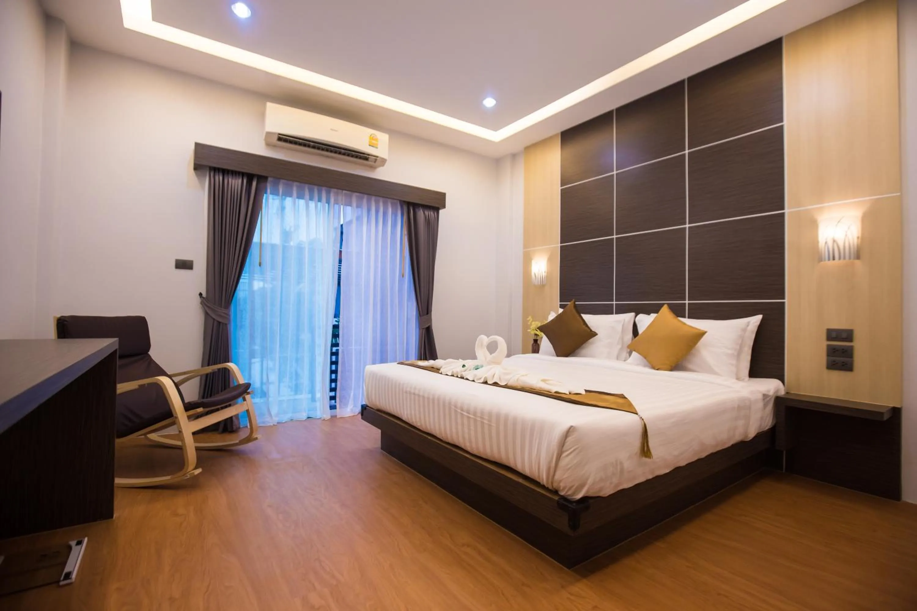 Photo of the whole room, Bed in The S.G Hotel