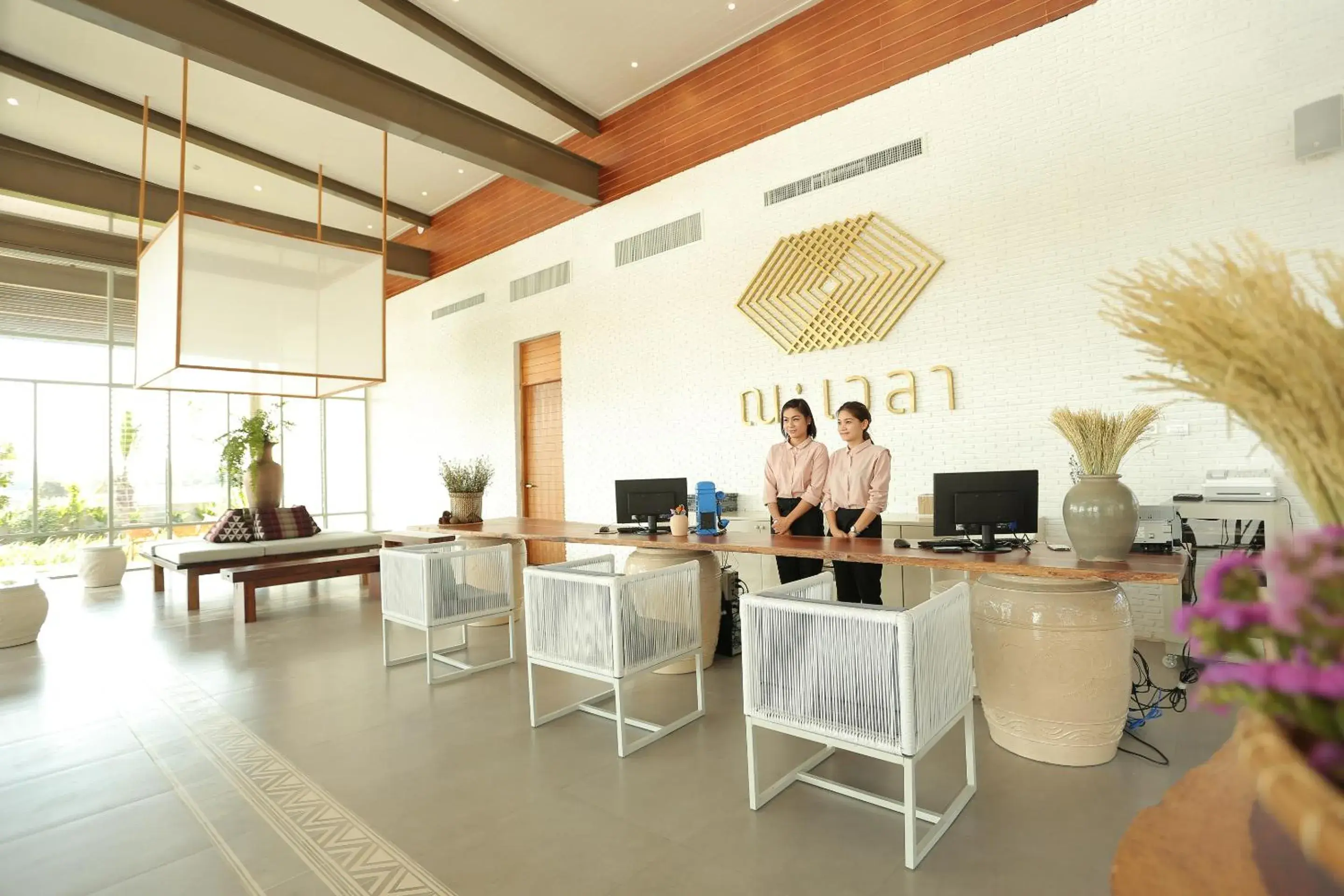 Lobby or reception, Restaurant/Places to Eat in Navela Hotel & Convention