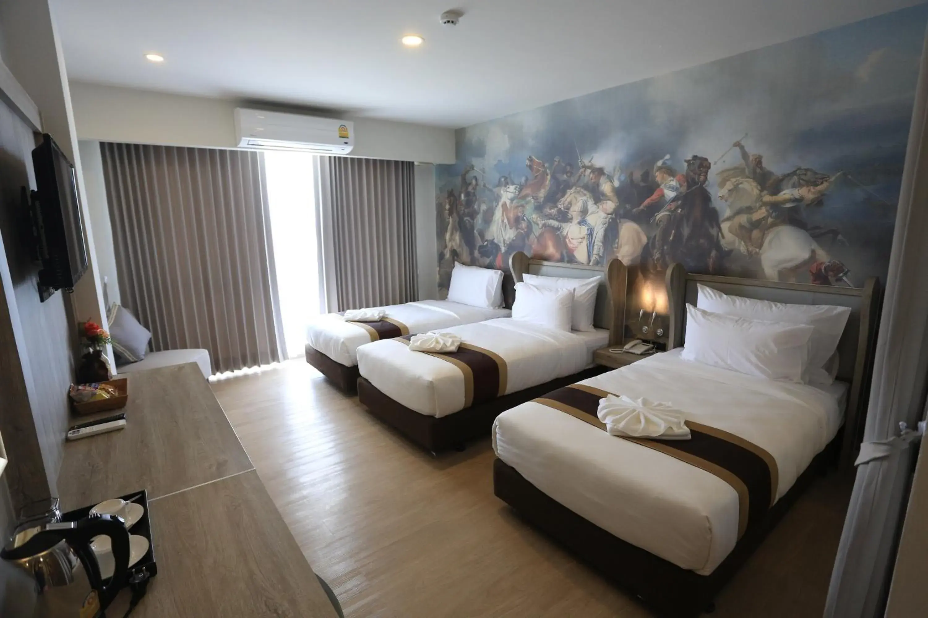 Photo of the whole room, Bed in Bright Hotel Photo of the whole room, Bed in Bright Hotel