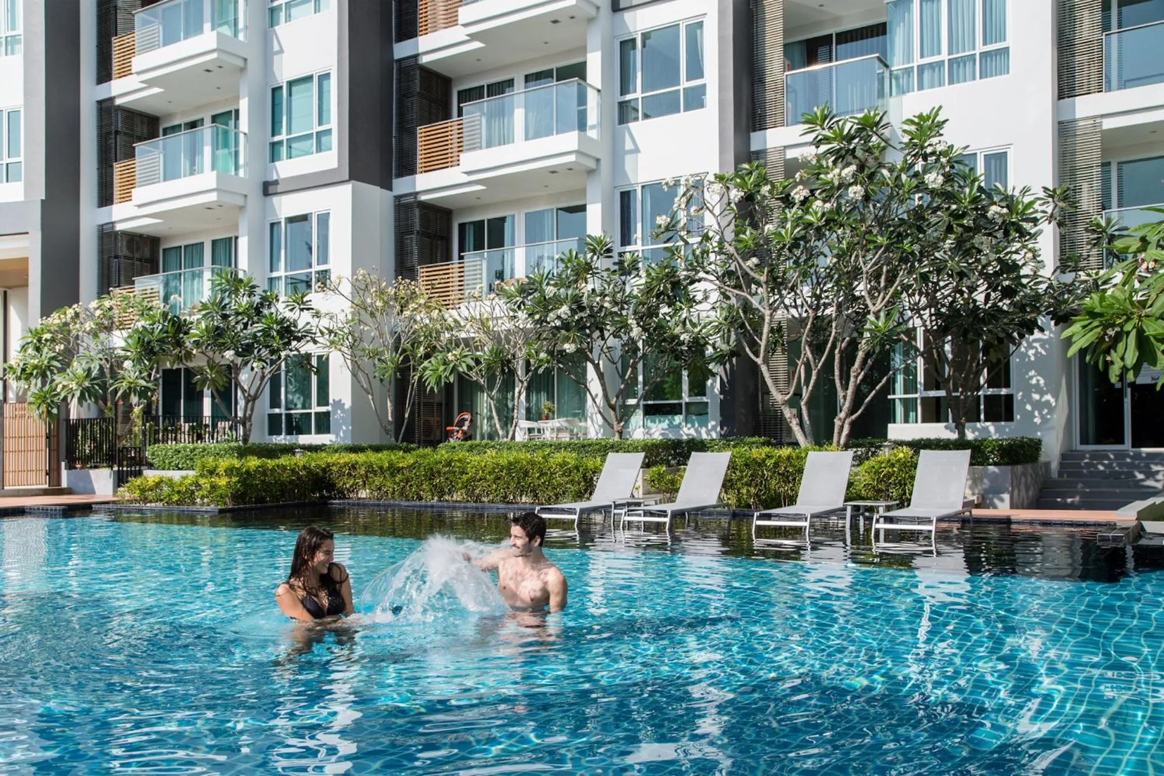 Swimming pool in First Choice Grand Suites Sha Plus Extra