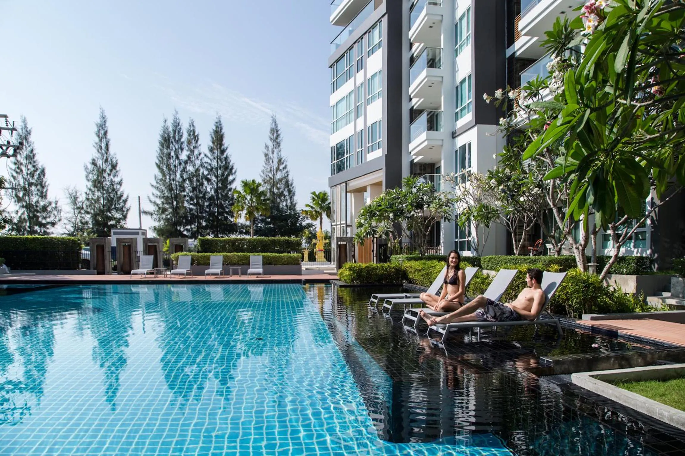 Swimming pool in First Choice Grand Suites Sha Plus Extra