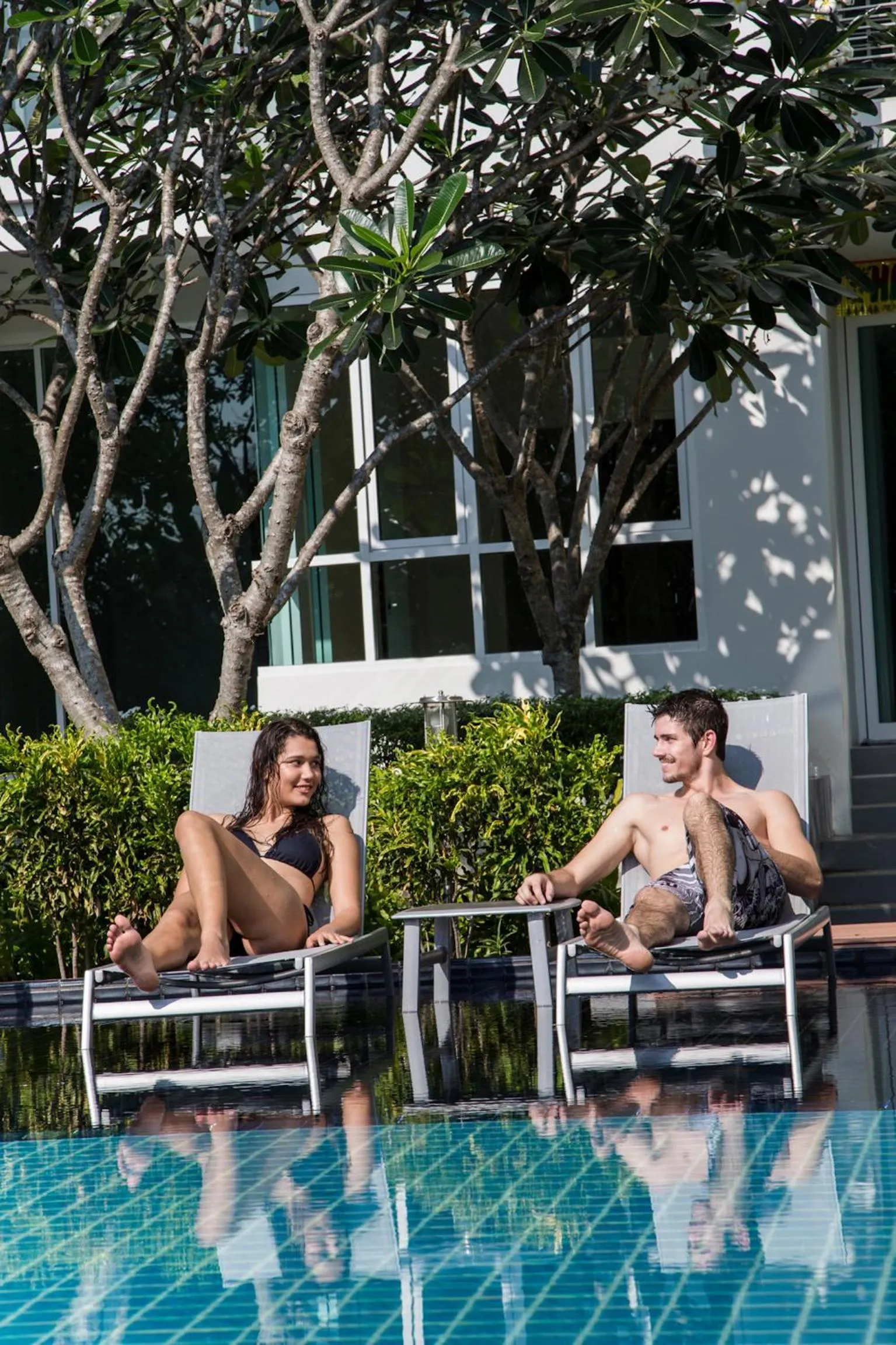 Swimming pool in First Choice Grand Suites Sha Plus Extra