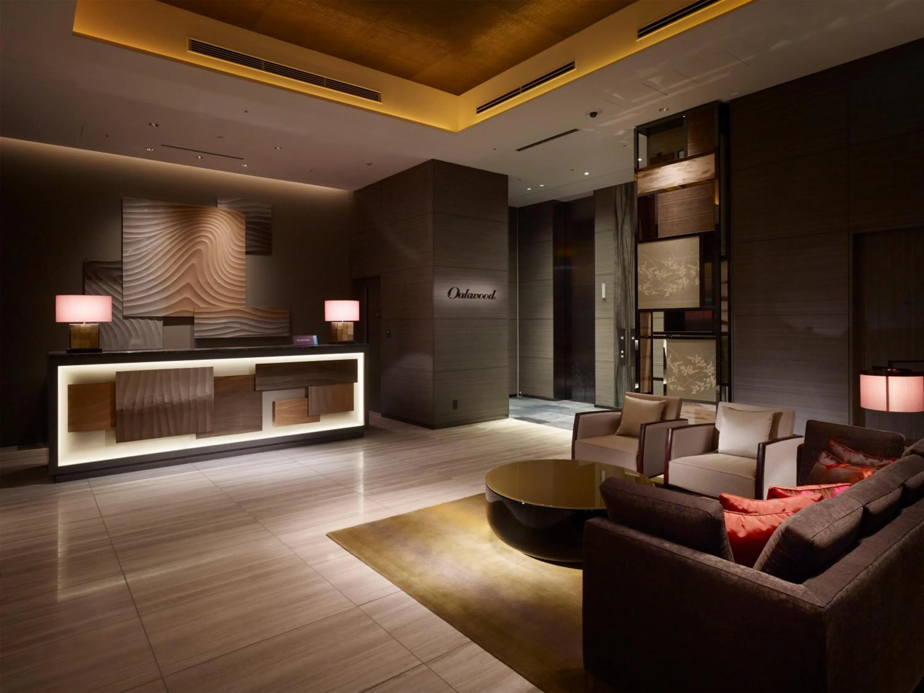 Lobby or reception in Oakwood Premier Tokyo