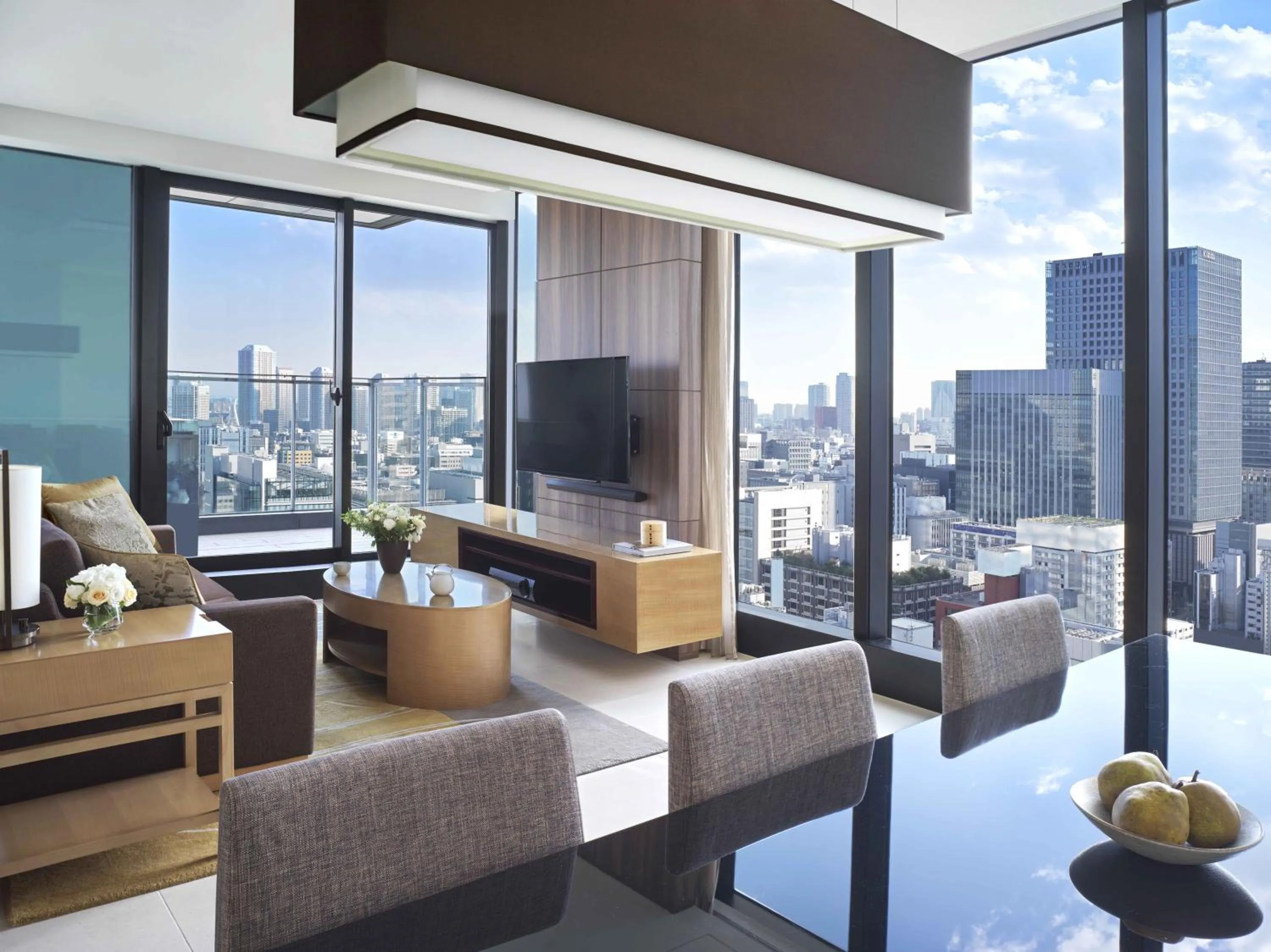 Living room in Oakwood Premier Tokyo