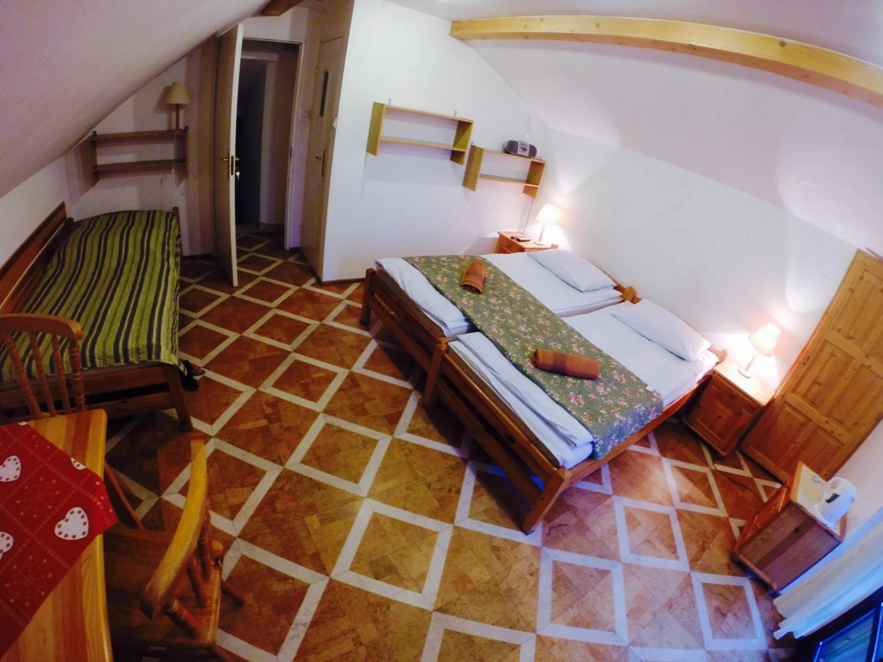 Area and facilities, Bed in Willa Alpina