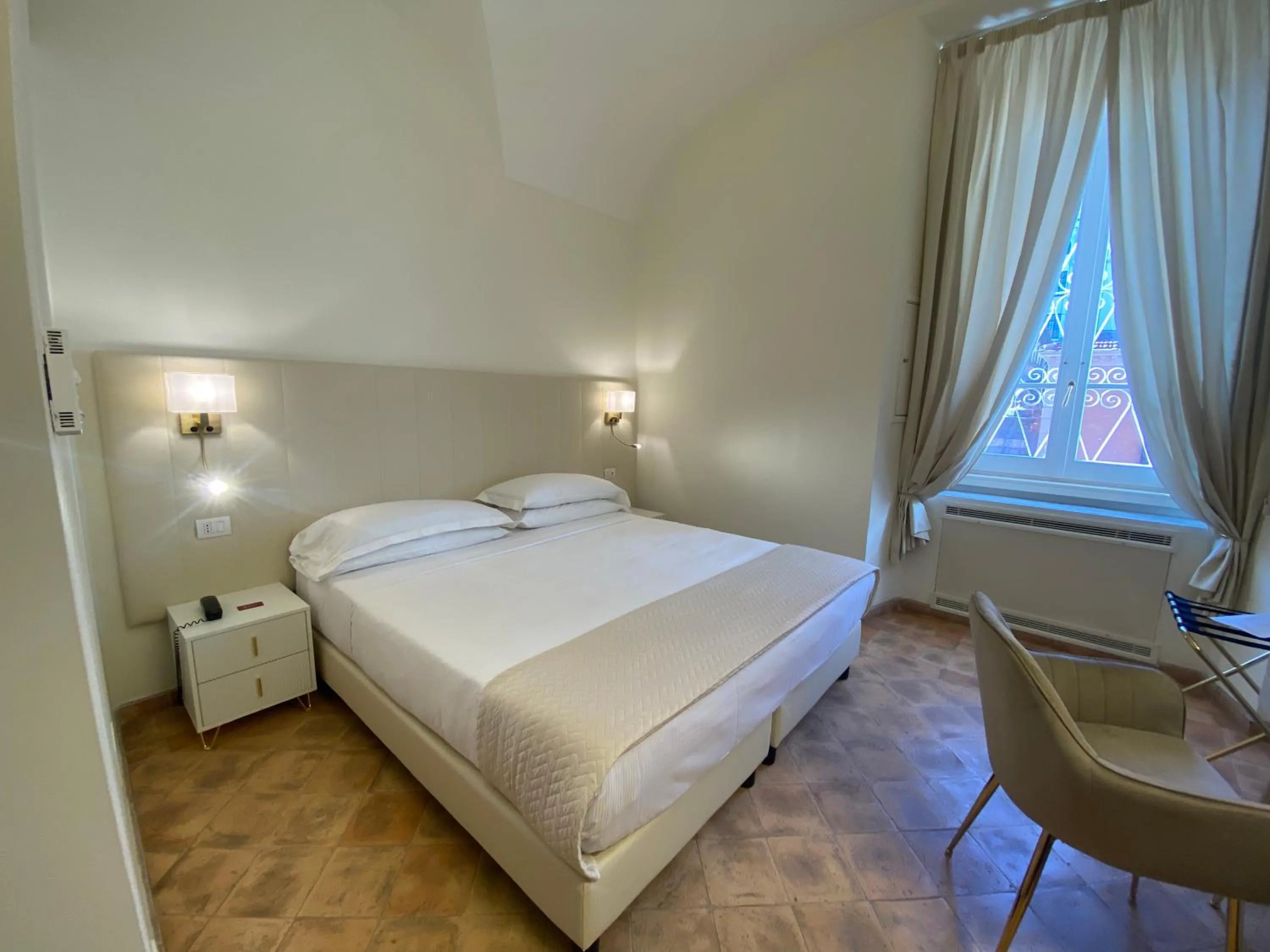 Bed in Basilica Hotel