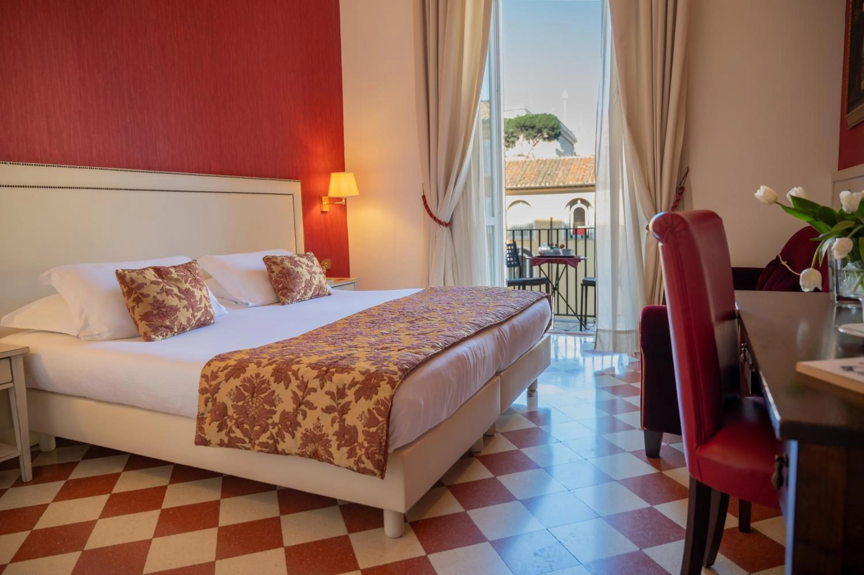 Bed in Basilica Hotel