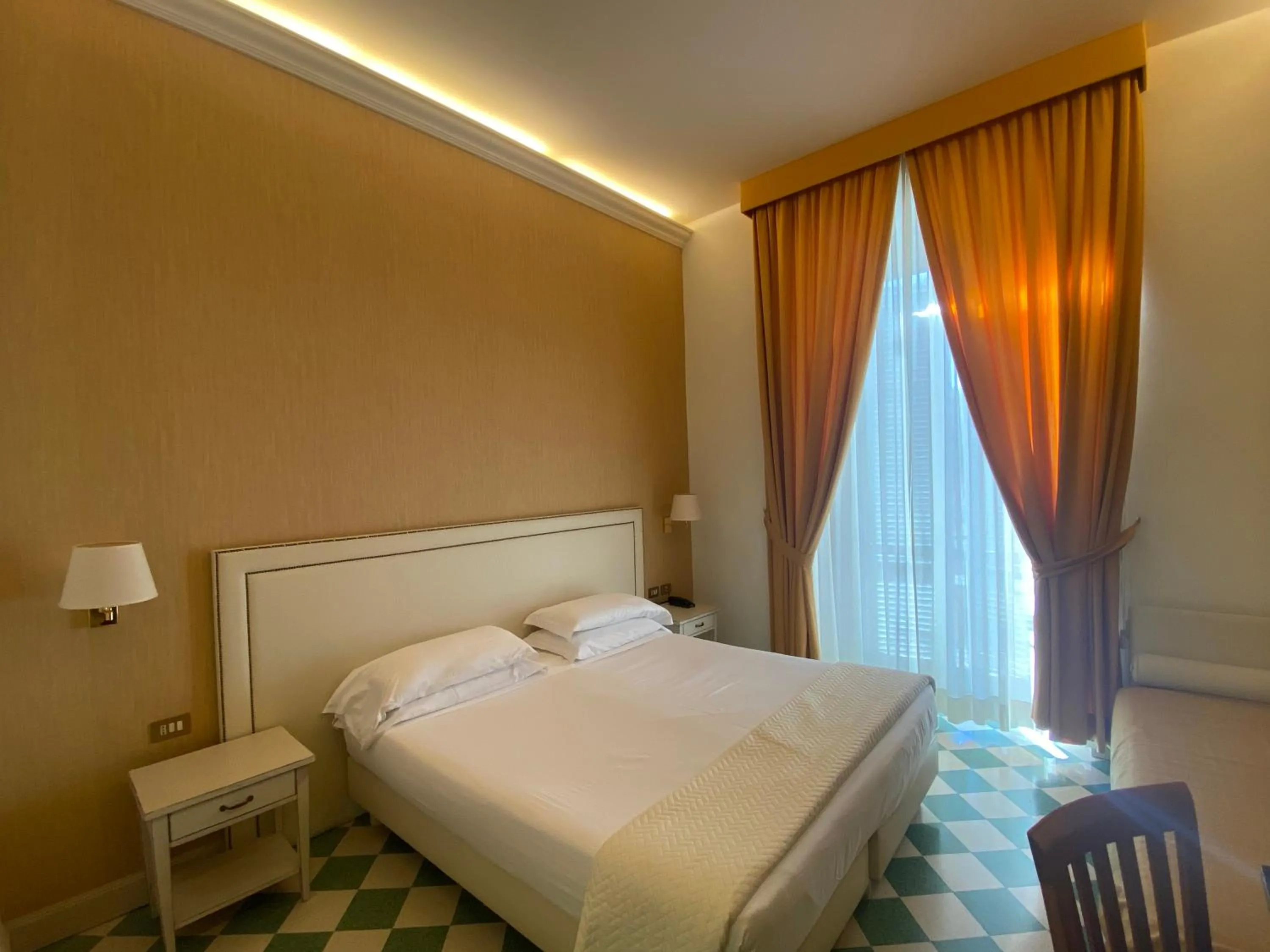 Bed in Basilica Hotel