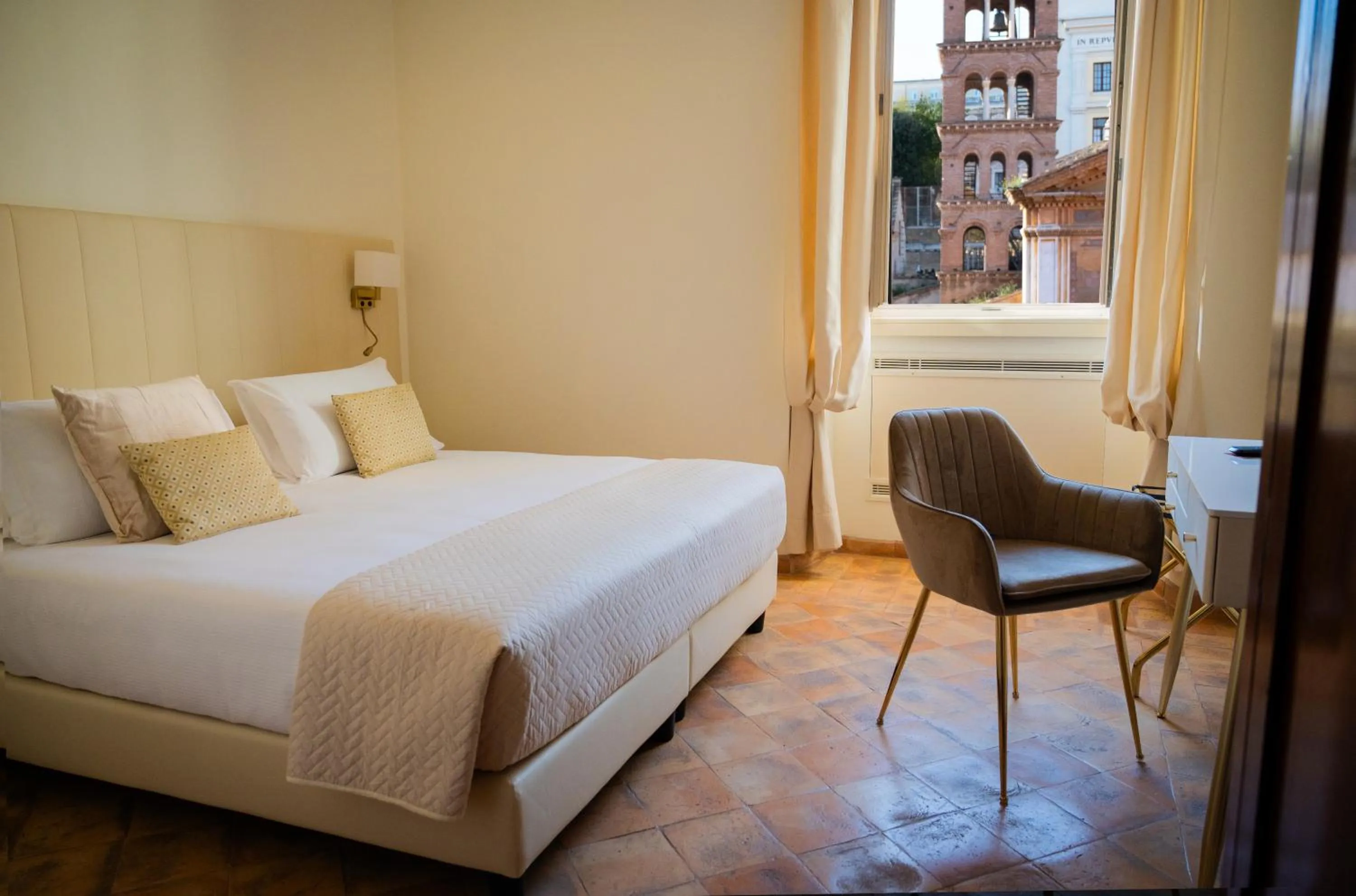 Bed in Basilica Hotel