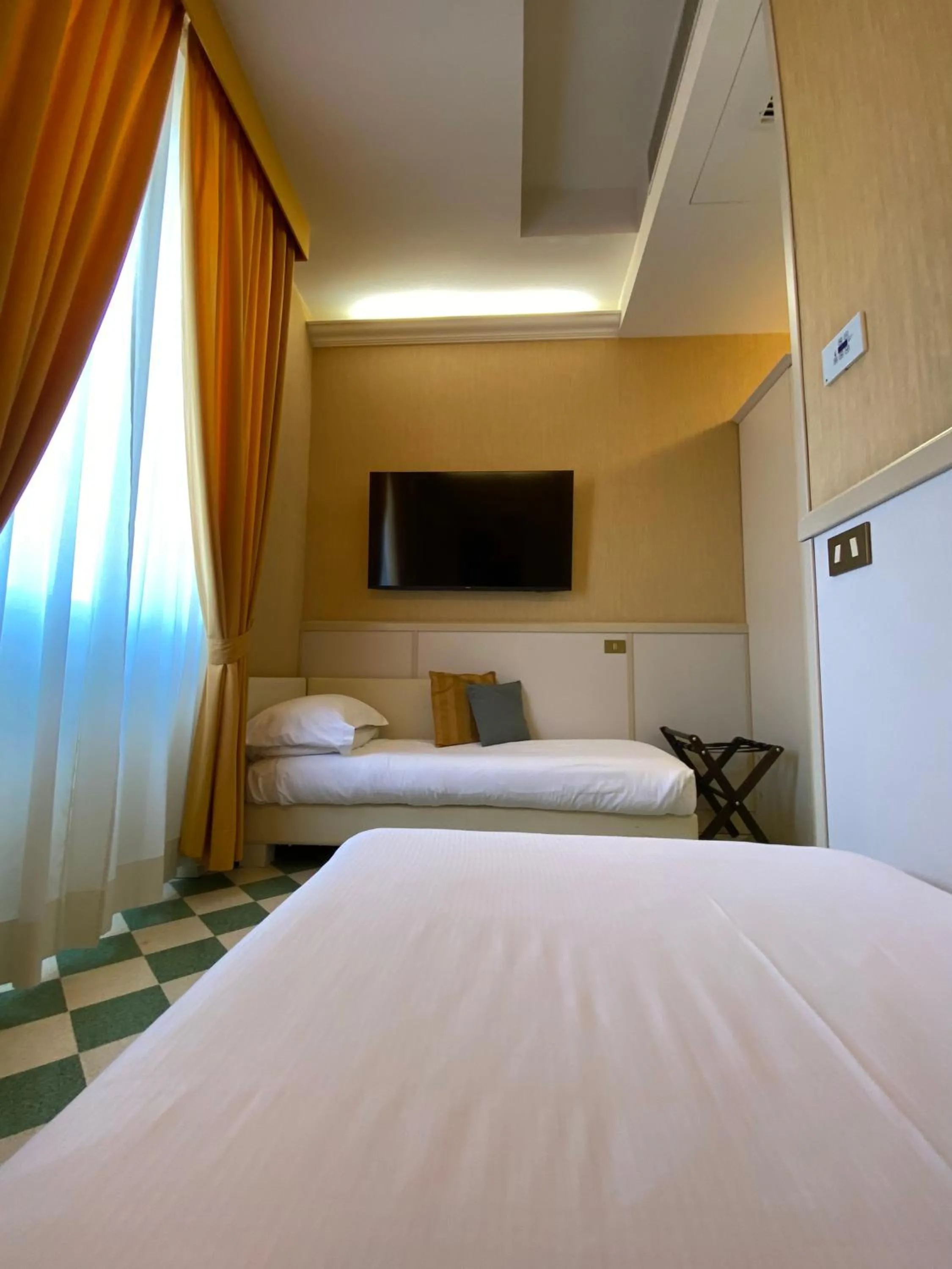 Bed in Basilica Hotel