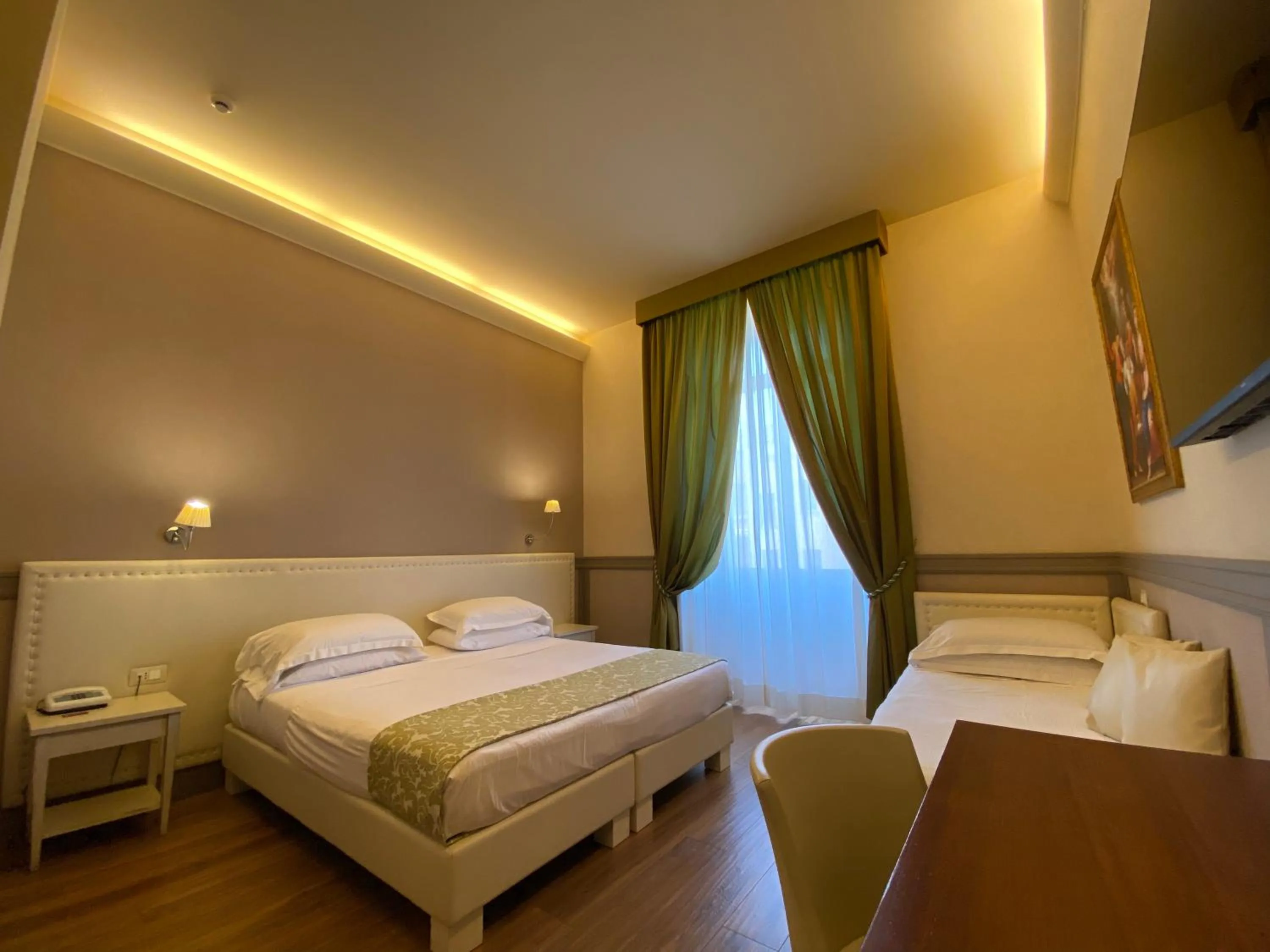 Bed in Basilica Hotel