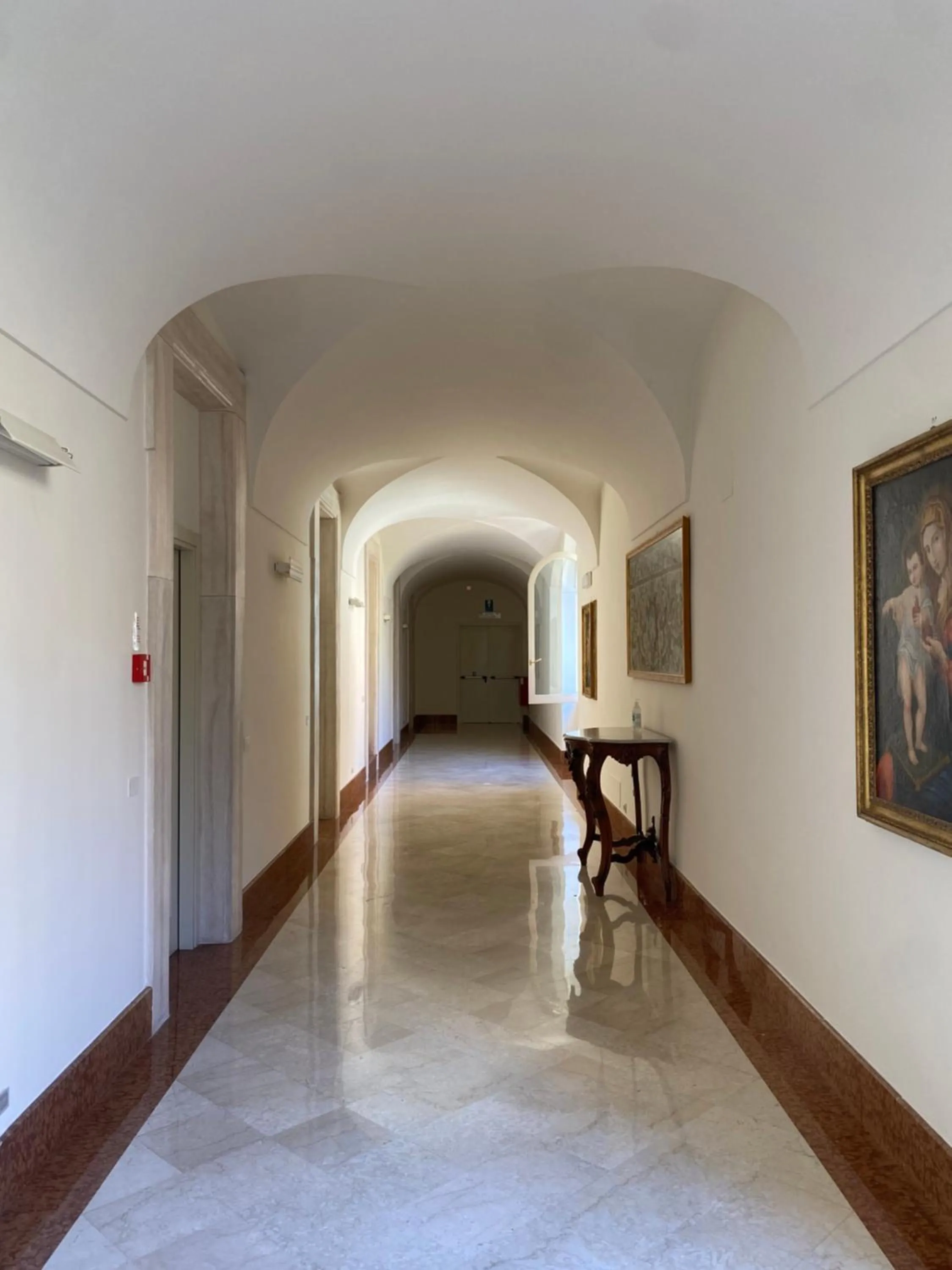 Decorative detail in Basilica Hotel