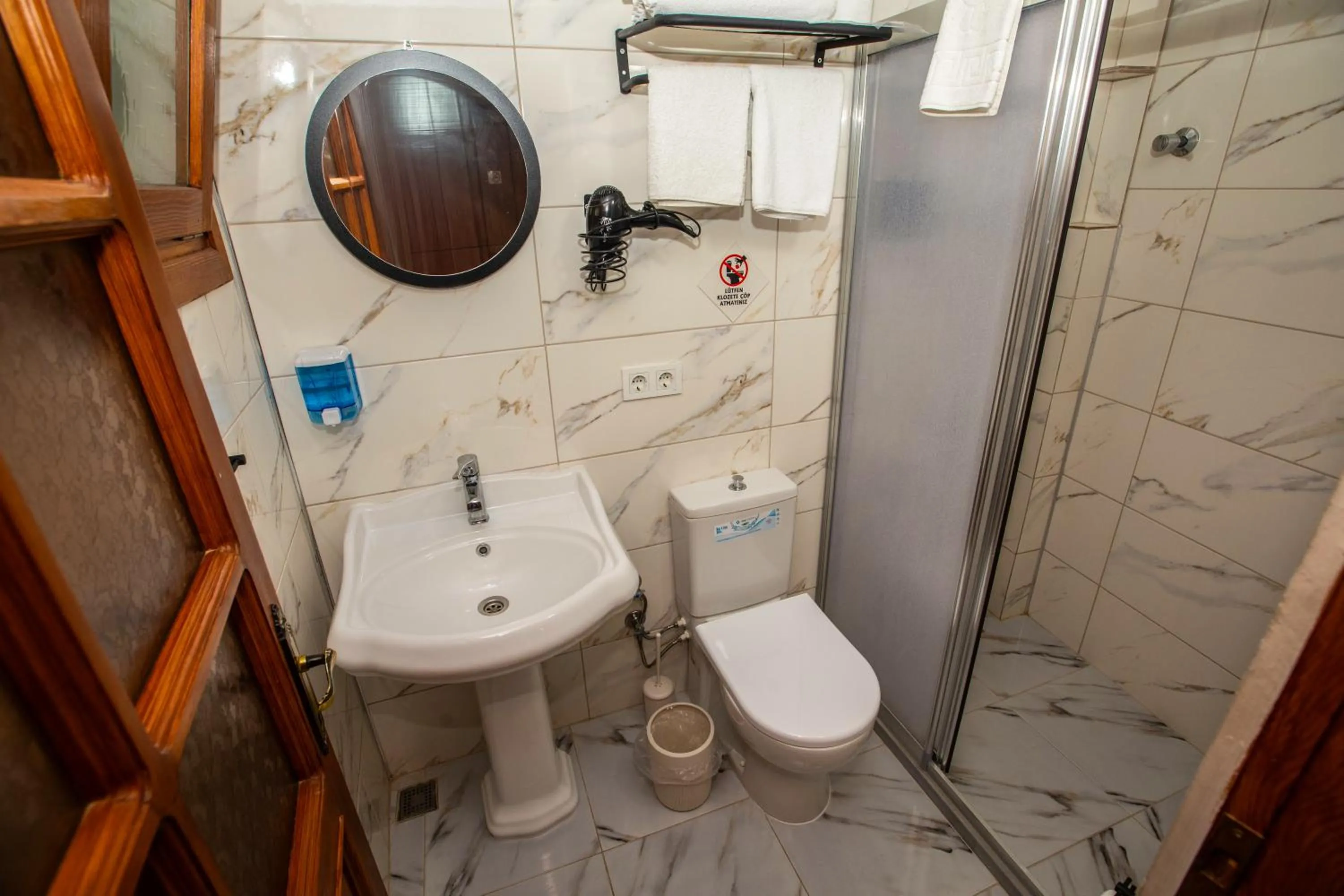 Shower in Şirince Klaseas Hotel&Restaurant