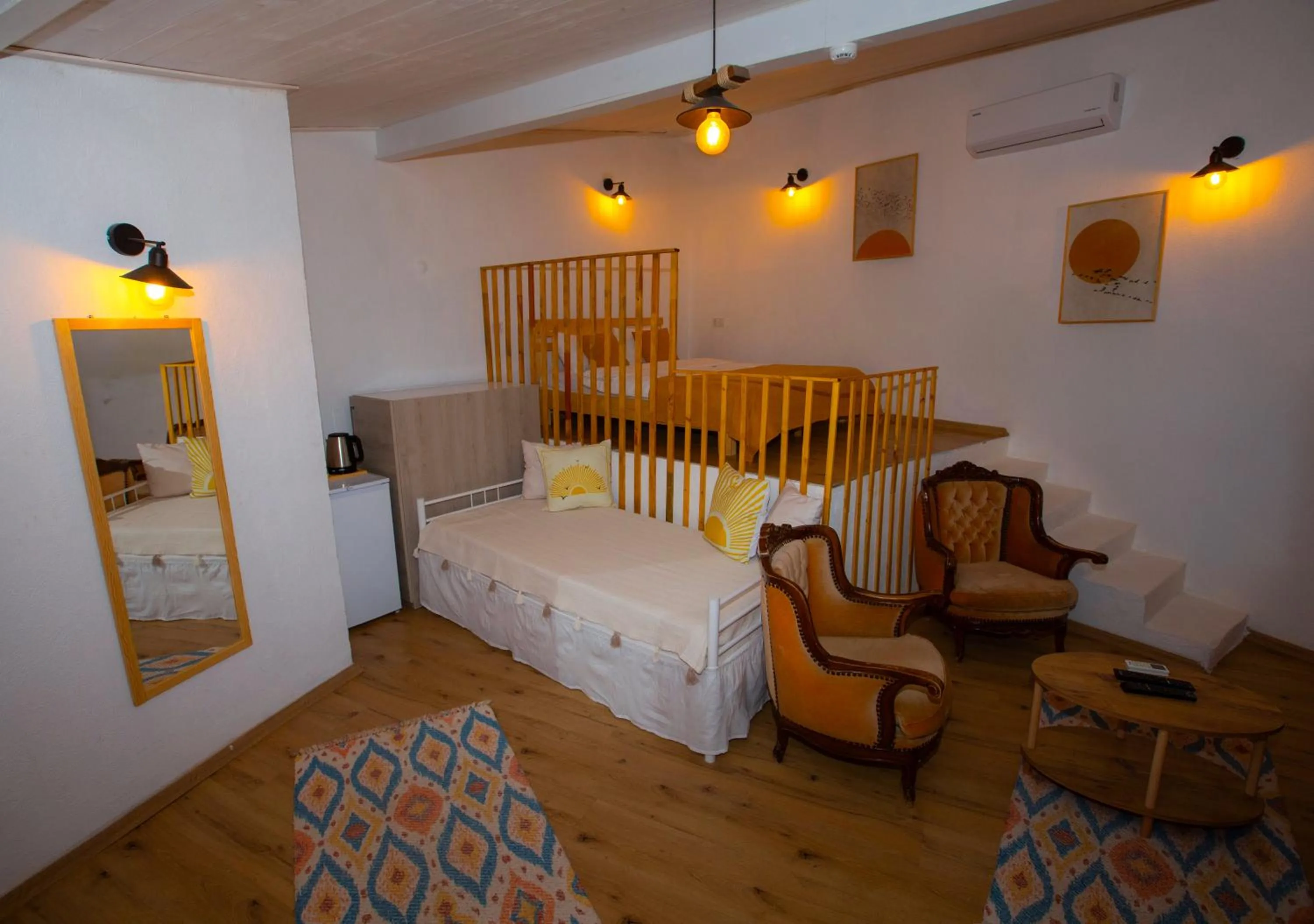 Bed in Şirince Klaseas Hotel&Restaurant