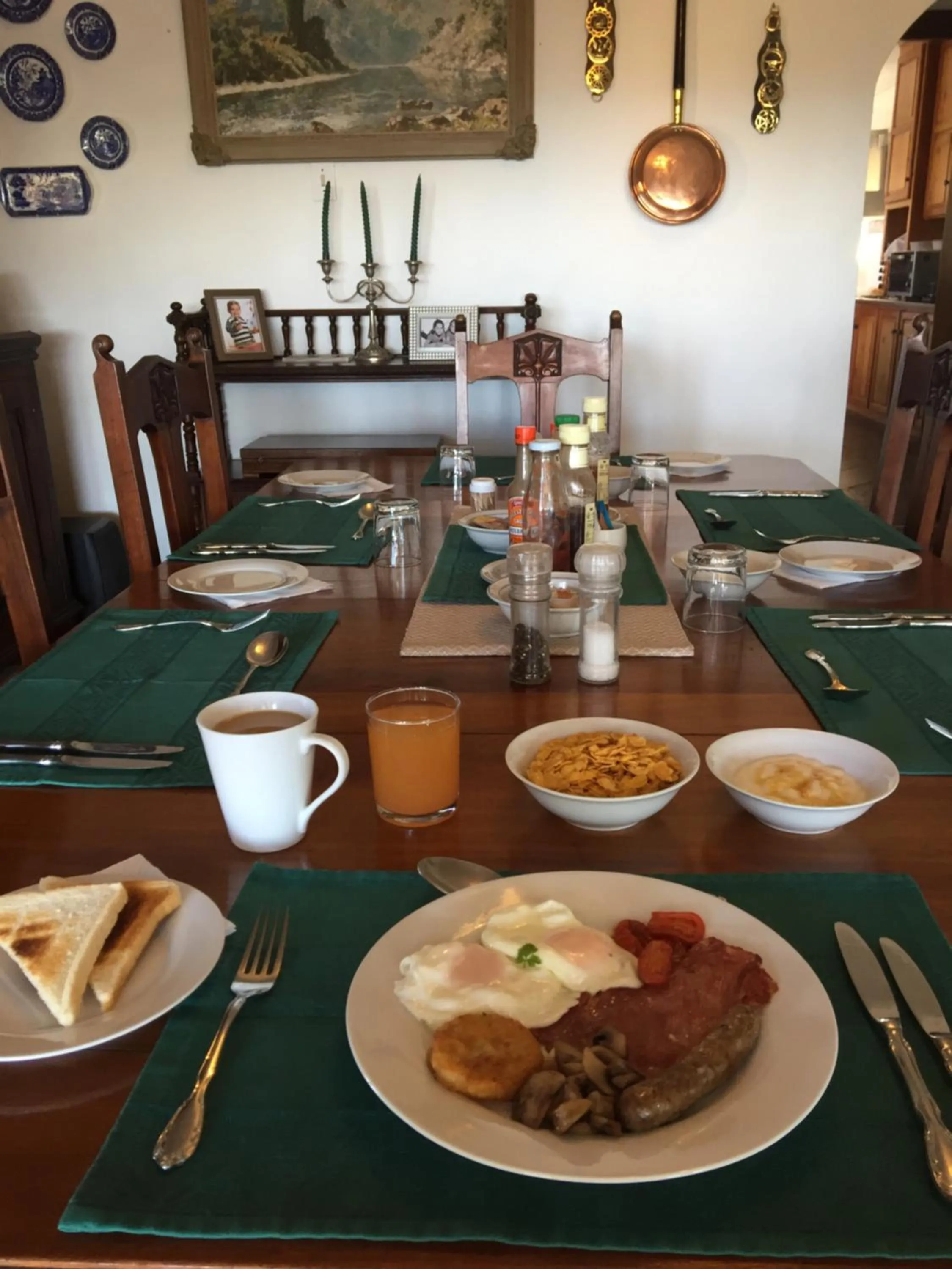 Food close-up in Jackie's B&B