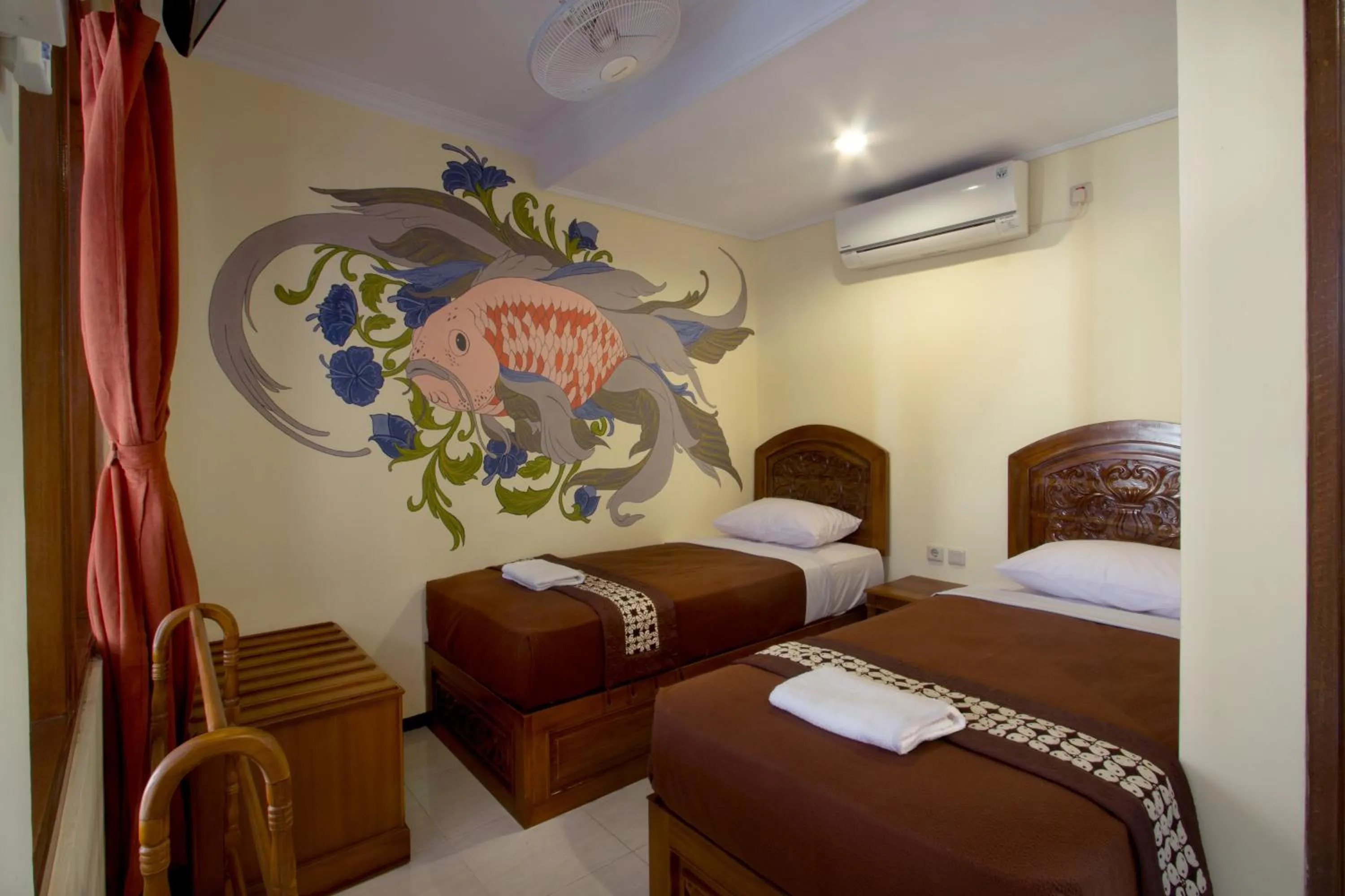 Bedroom, Bed in De Hostel Yogyakarta