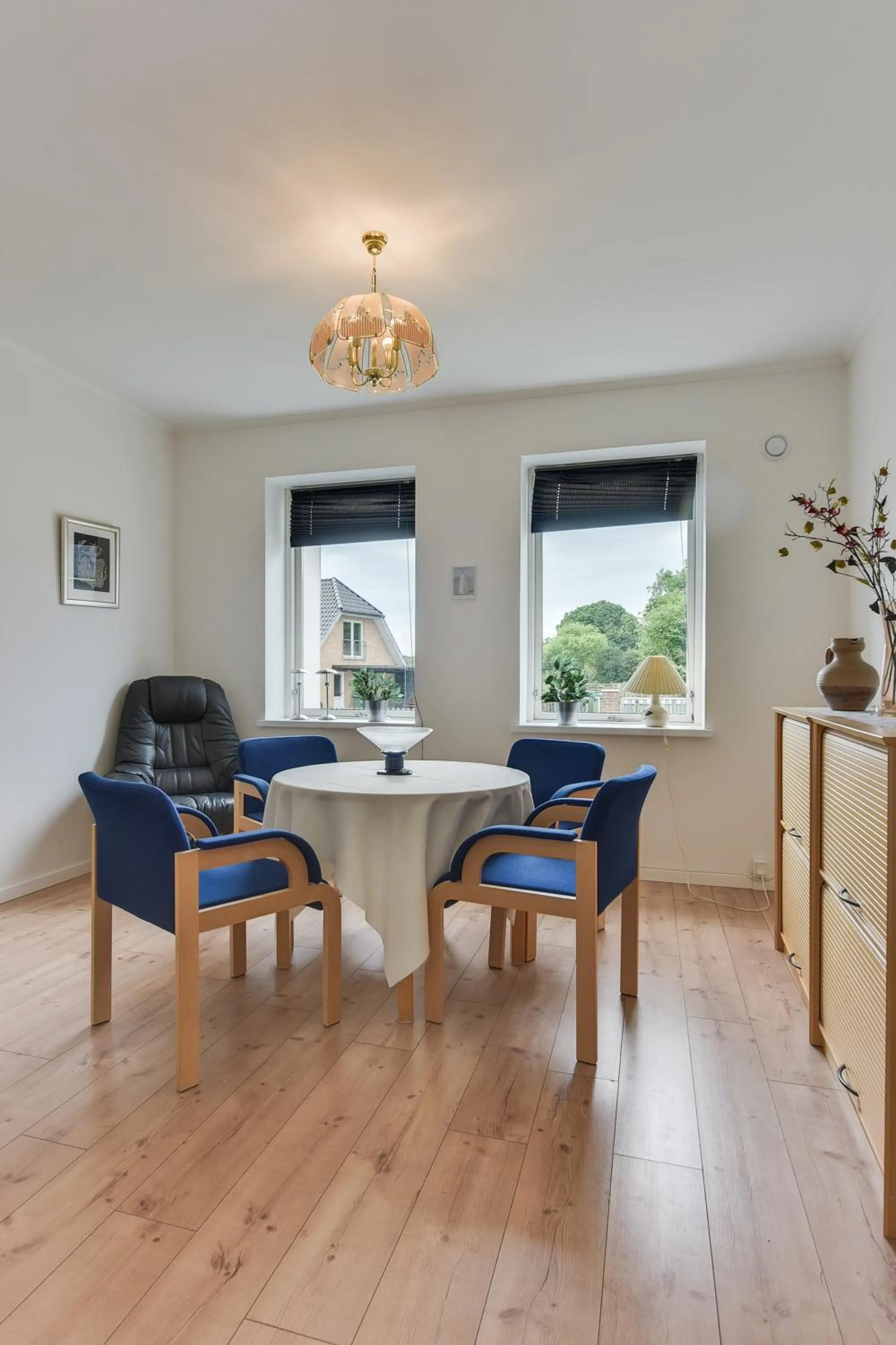 Seating area in Bjerndrup Lejlighed