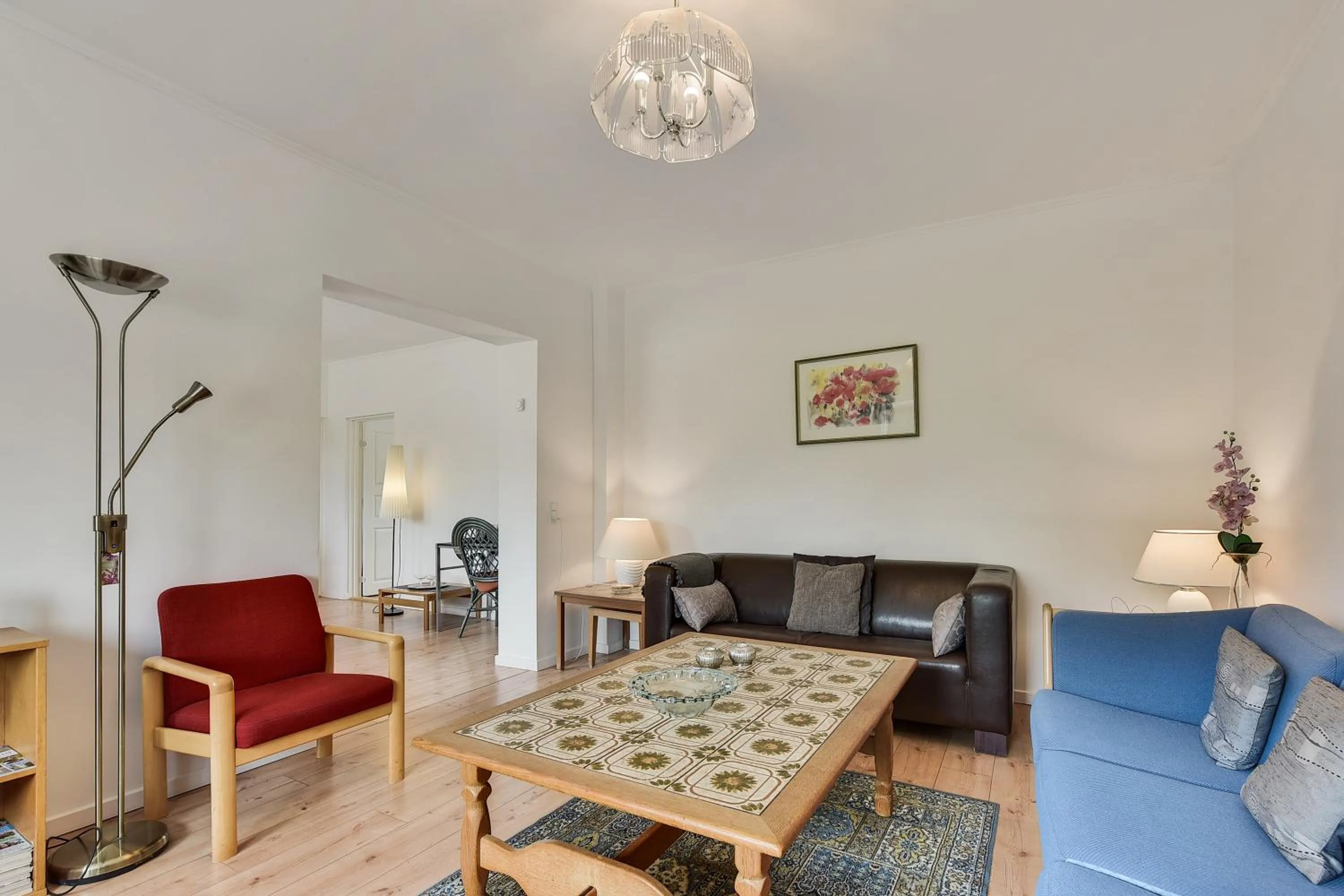 Living room in Bjerndrup Lejlighed