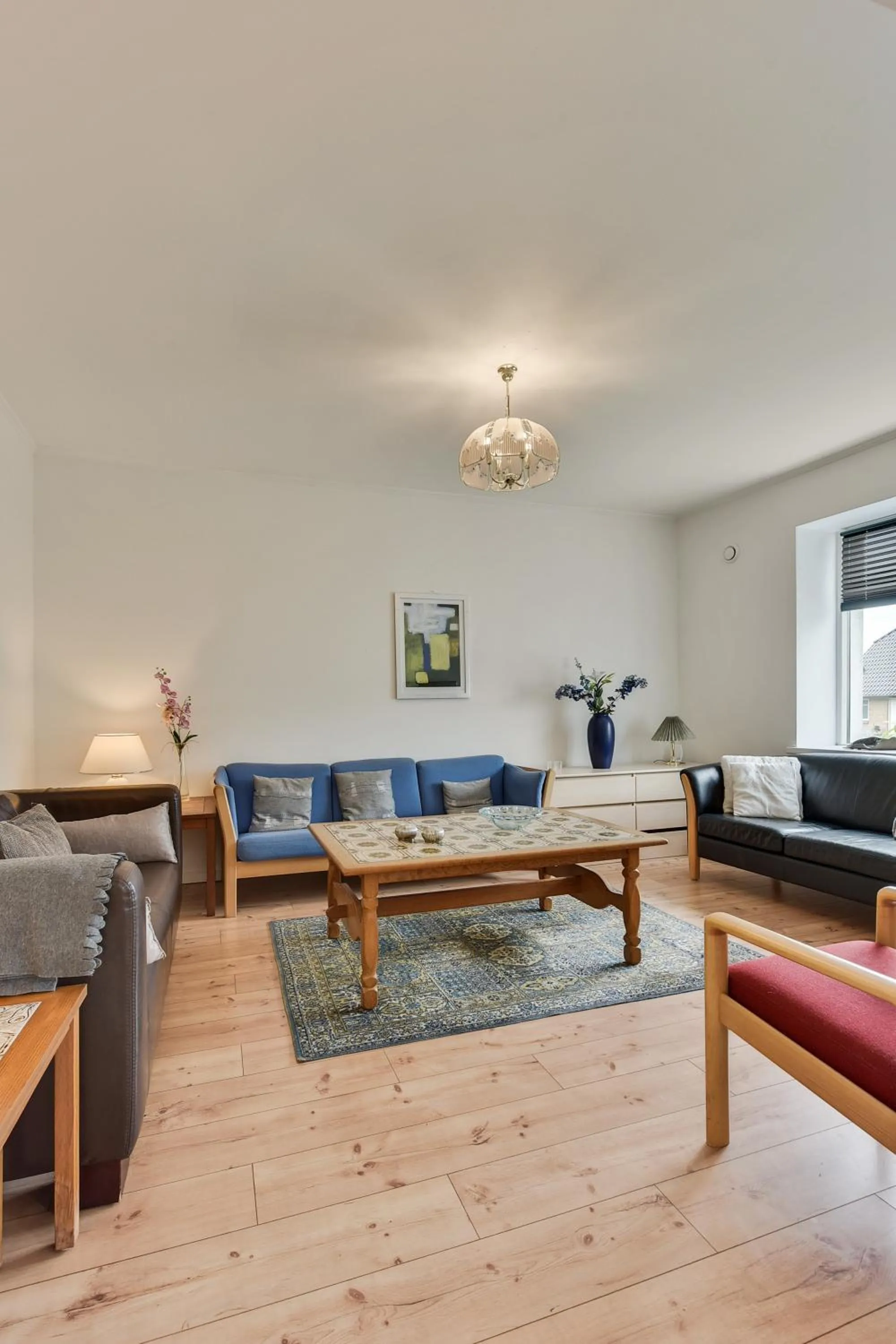 Living room in Bjerndrup Lejlighed