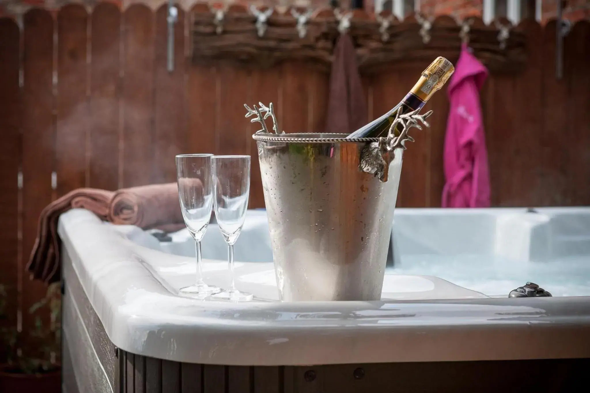 Pool view in Skipbridge Farm Cottages Pool view in Skipbridge Farm Cottages