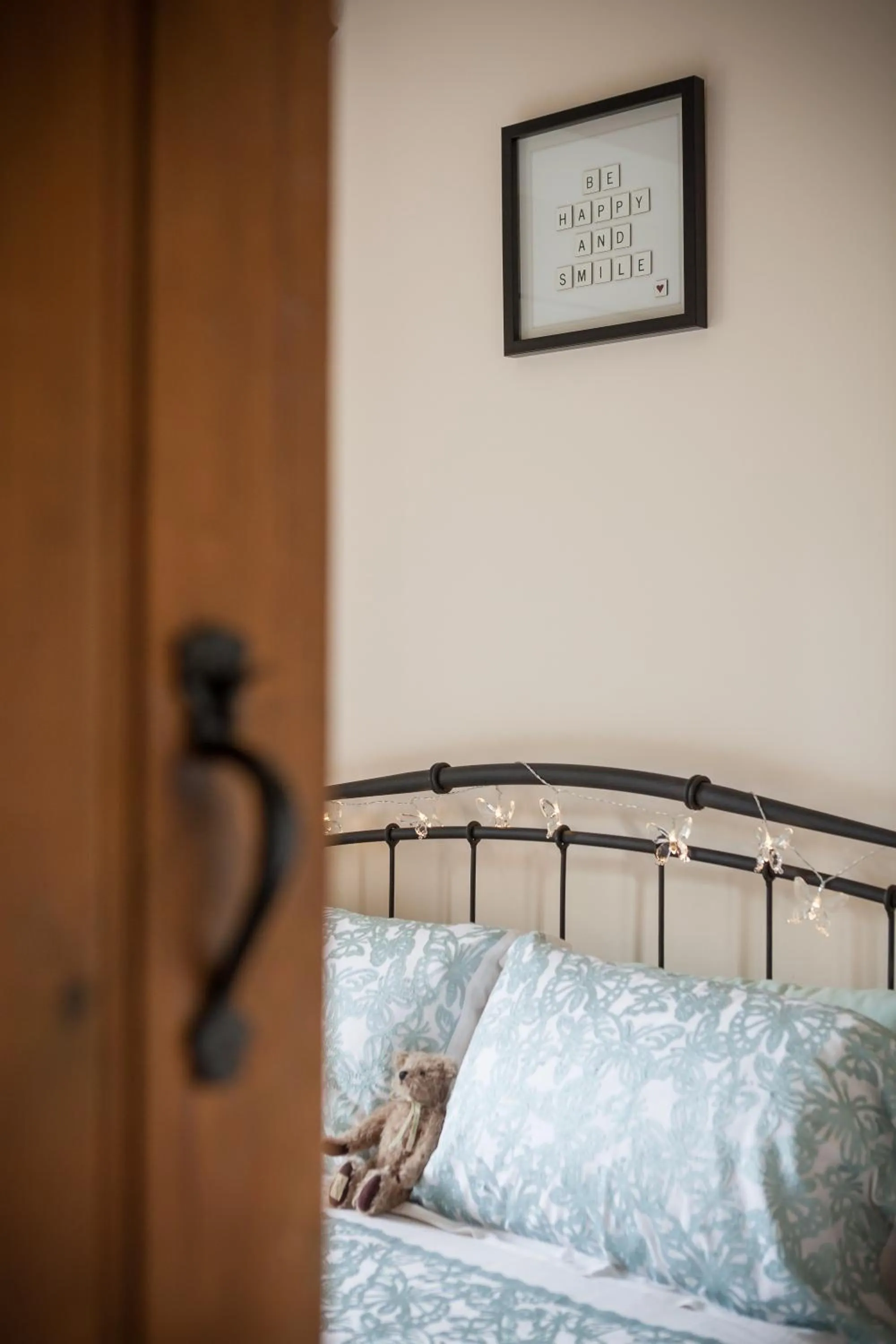 Decorative detail, Bed in Skipbridge Farm Cottages