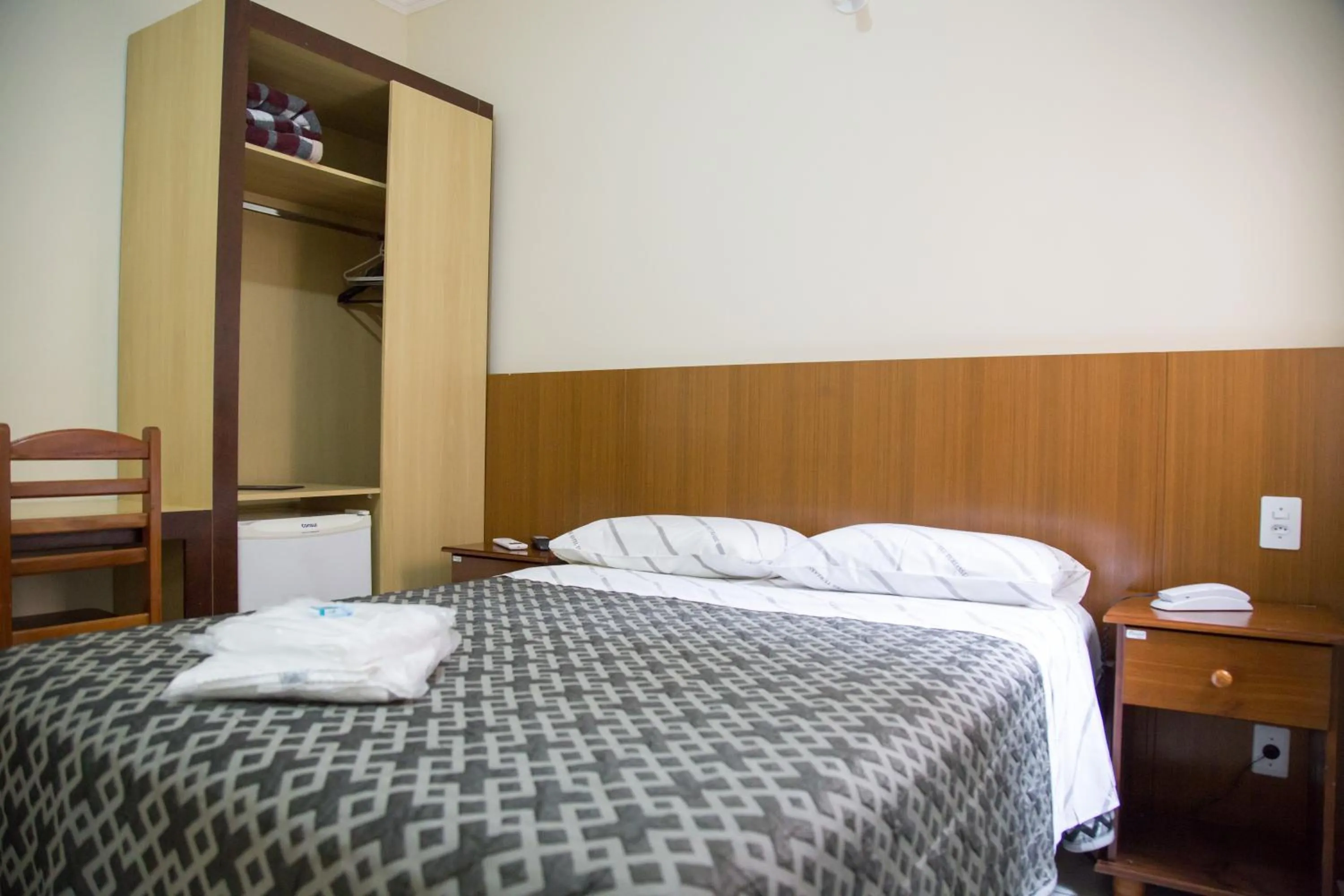 Bed in Hotel Turiassú