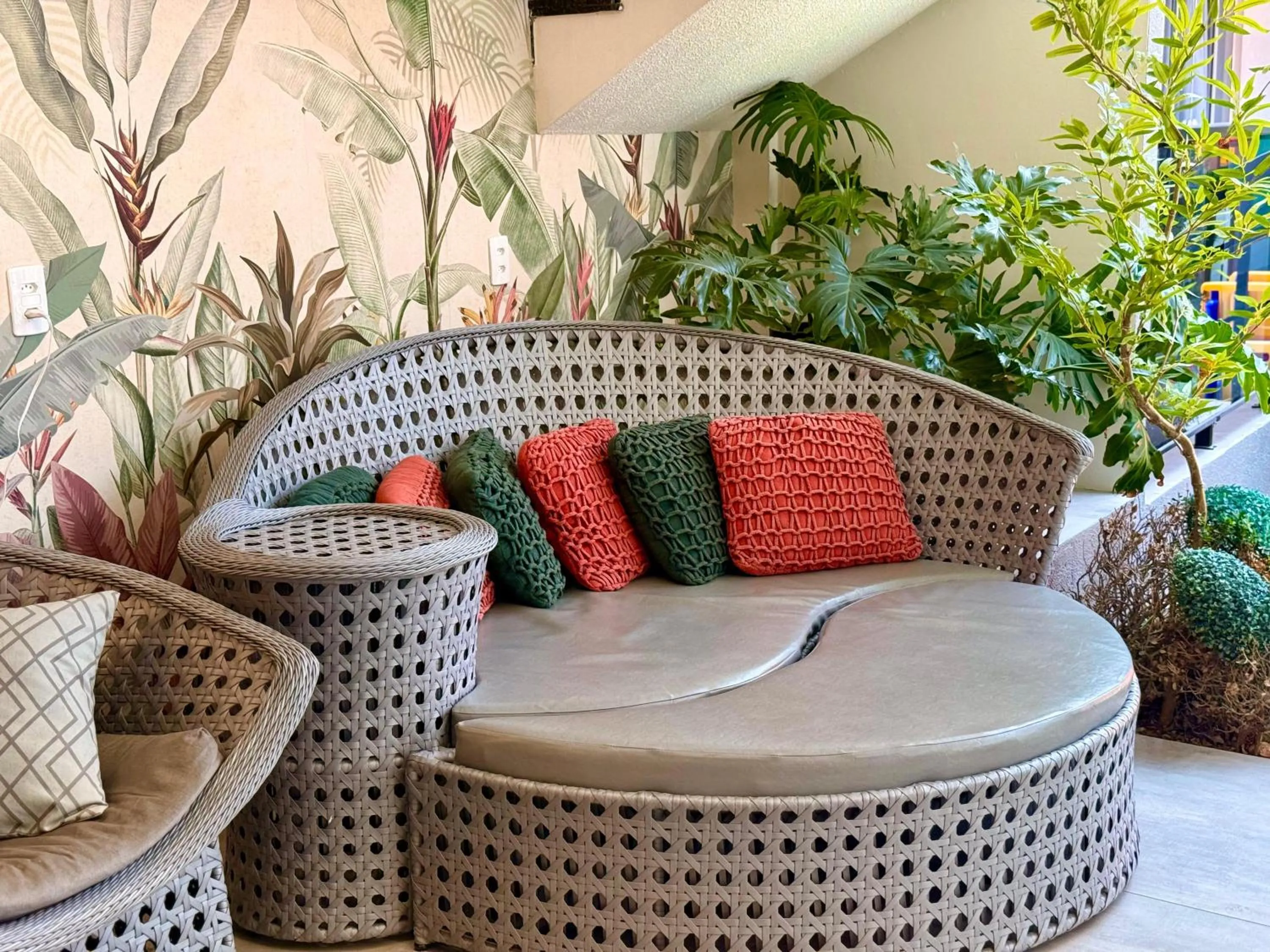 Balcony/Terrace in Pousada Duas Ilhas