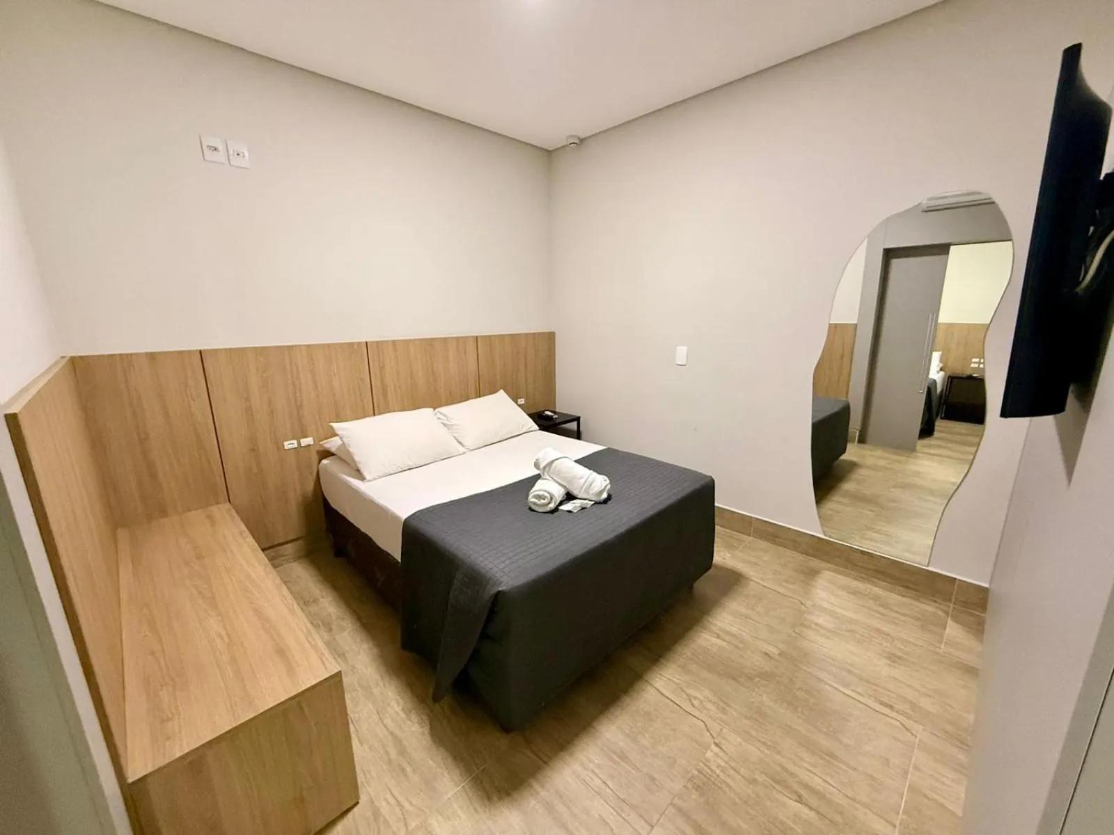 Bed in Pousada Duas Ilhas