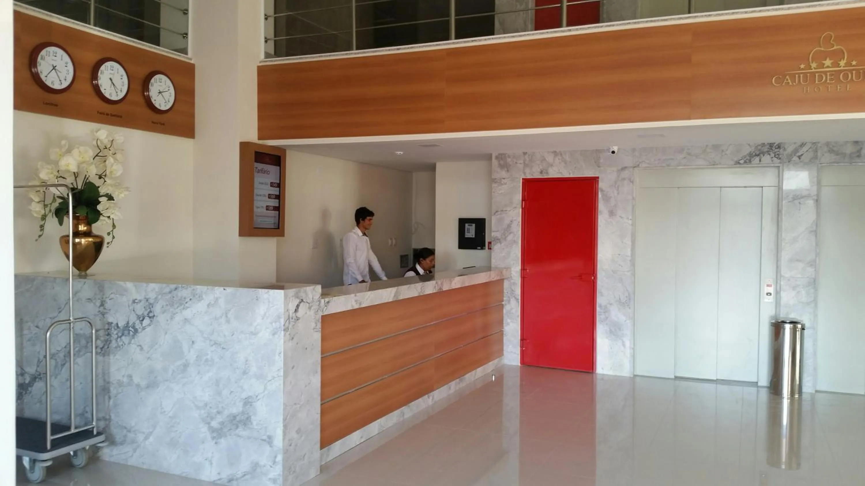 Lobby or reception in Hotel Caju de Ouro