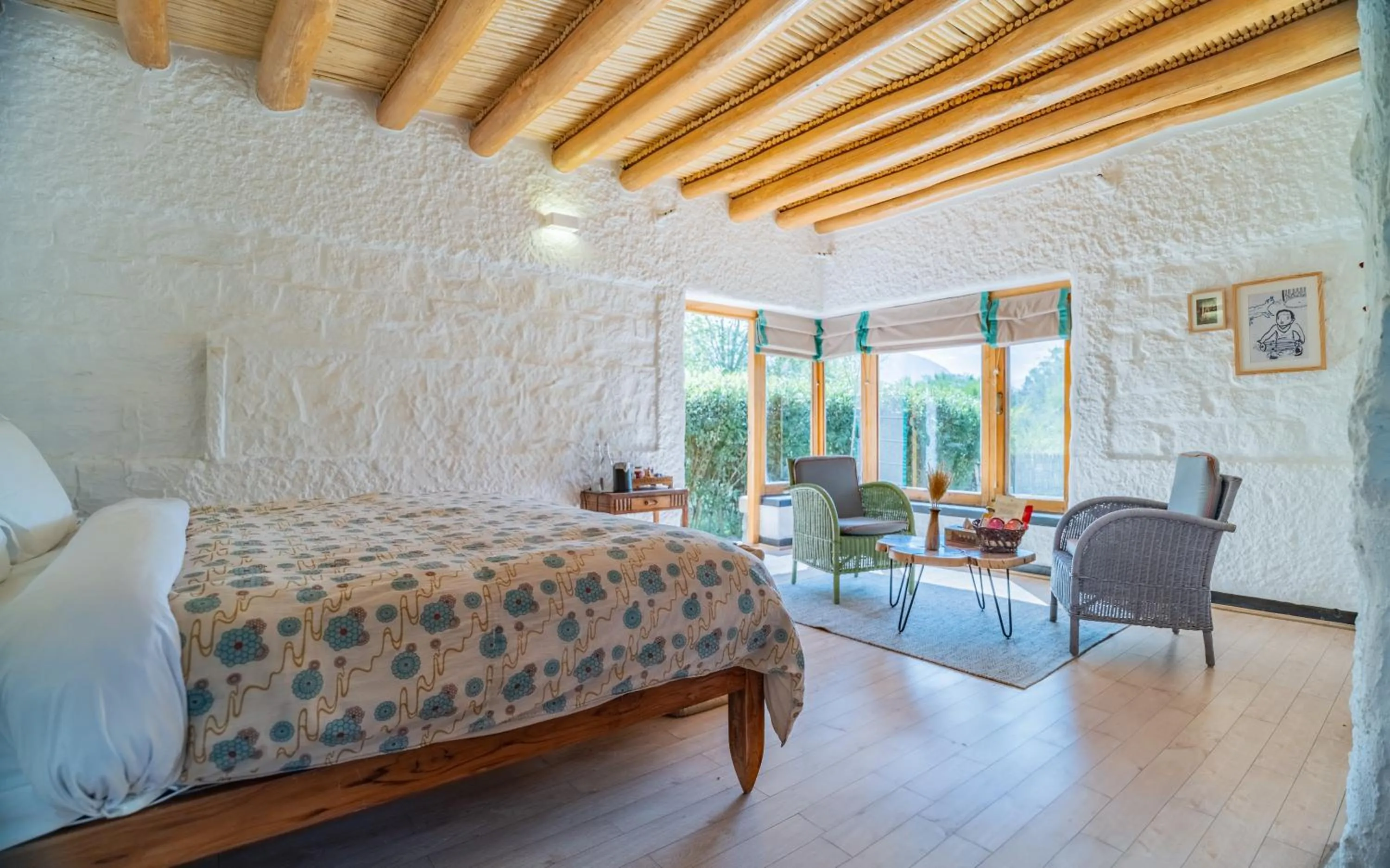 Photo of the whole room, Bed in Lchang Nang Retreat-THE HOUSE OF TREES-Nubra Valley