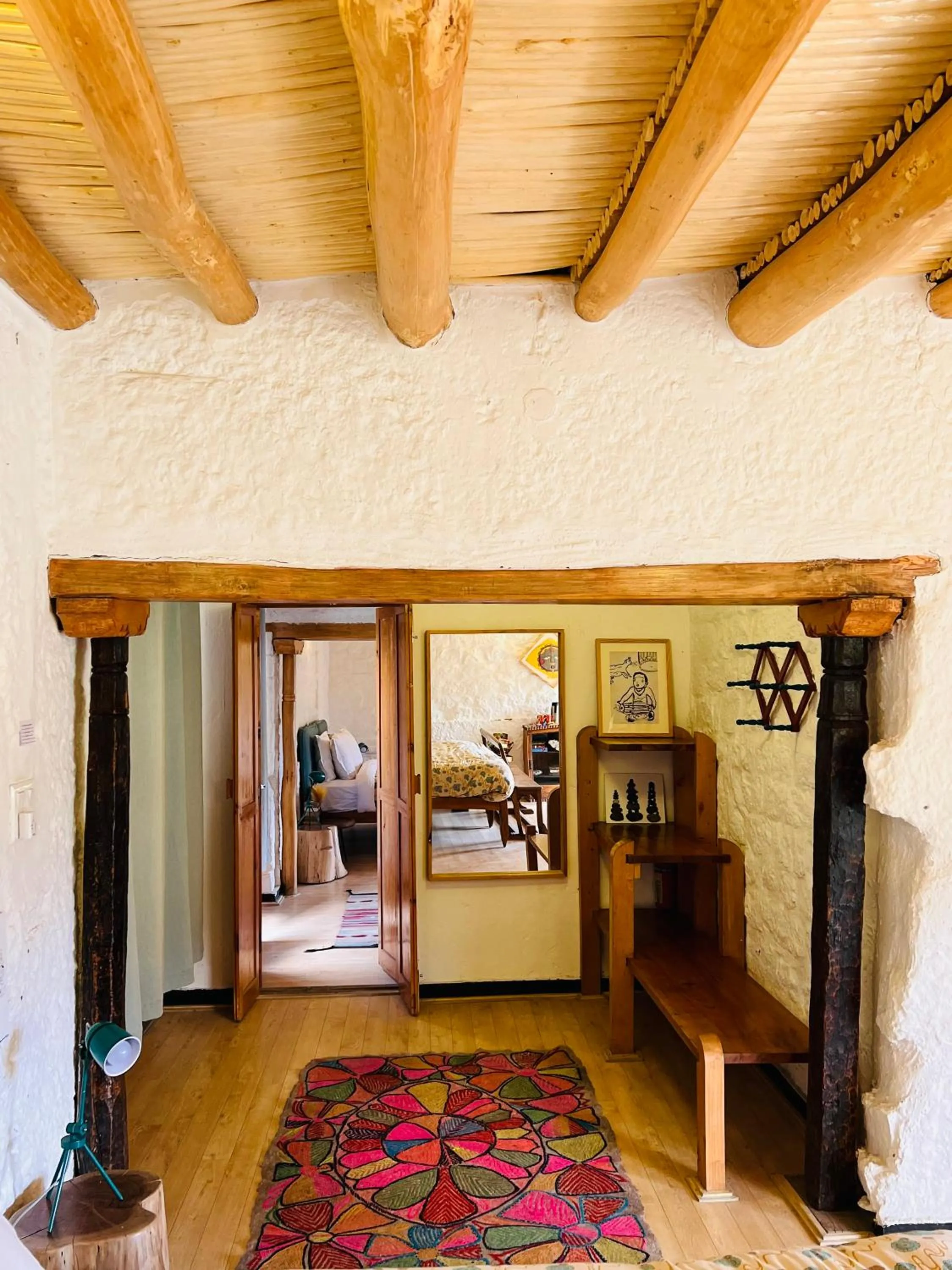 Bedroom, Bed in Lchang Nang Retreat-THE HOUSE OF TREES-Nubra Valley
