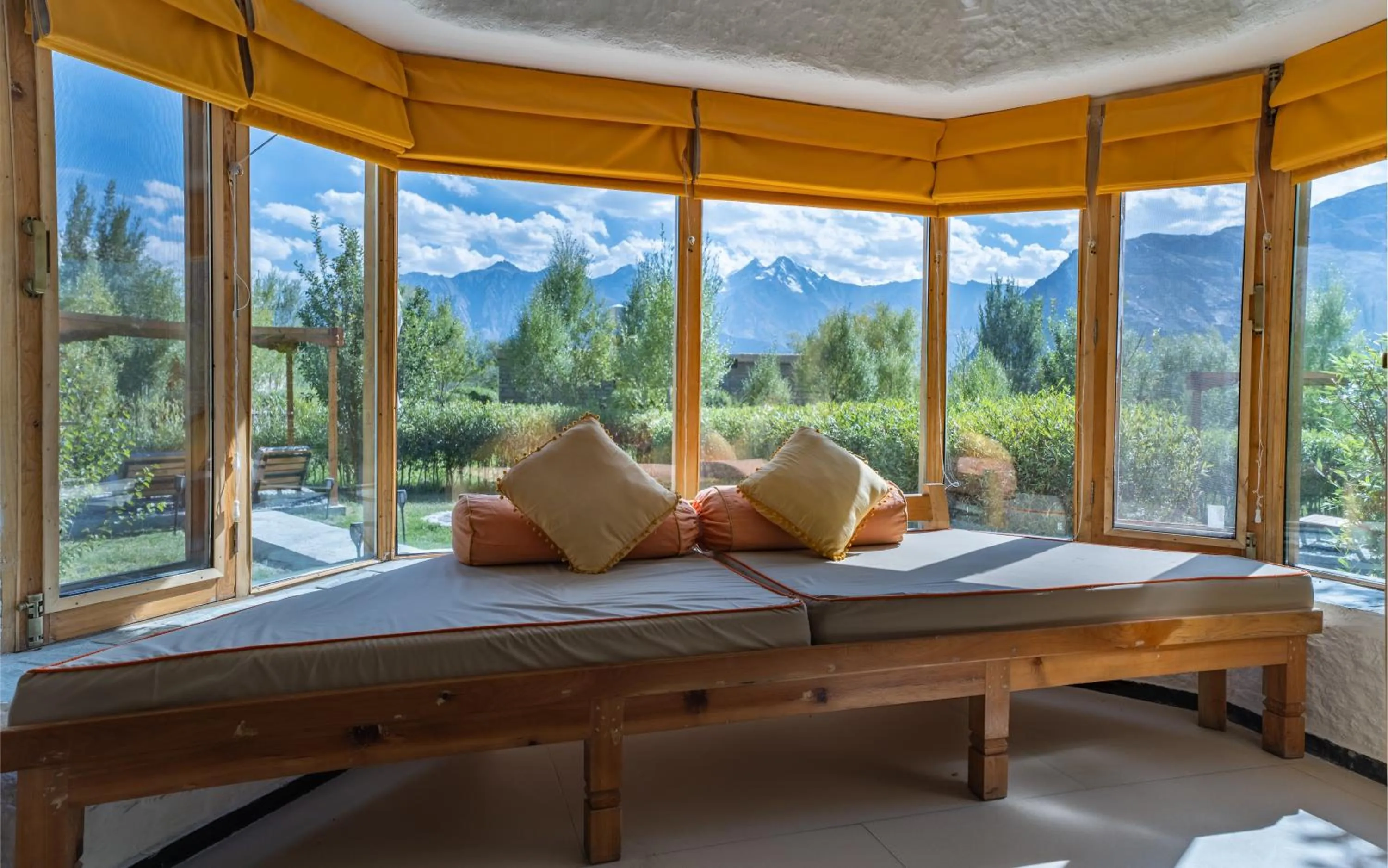 Bedroom, Bed in Lchang Nang Retreat-THE HOUSE OF TREES-Nubra Valley