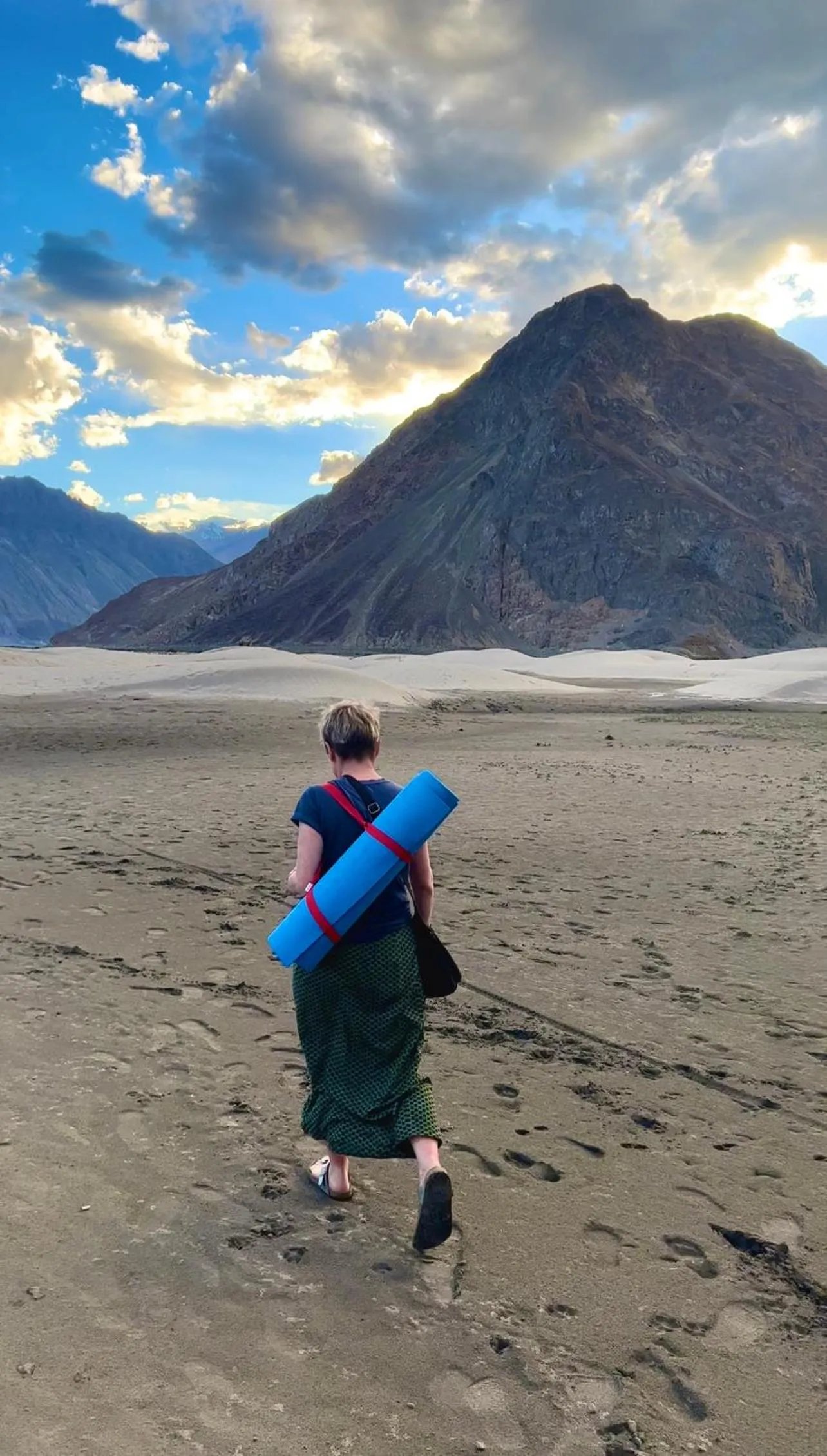Natural landscape in Lchang Nang Retreat-THE HOUSE OF TREES-Nubra Valley