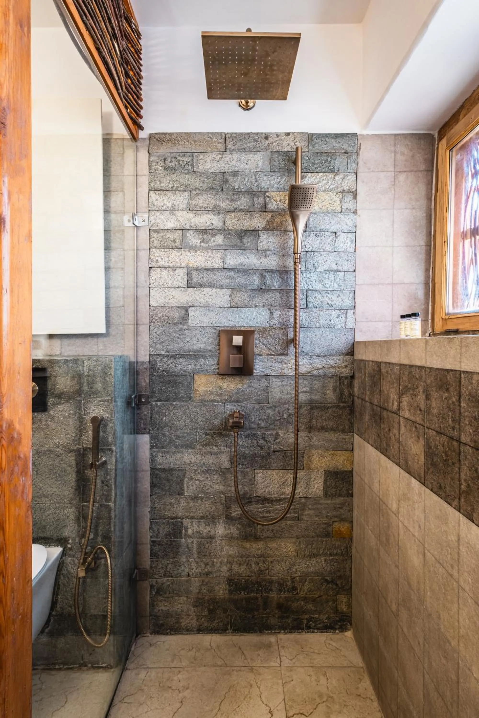 Bathroom in Lchang Nang Retreat-THE HOUSE OF TREES-Nubra Valley