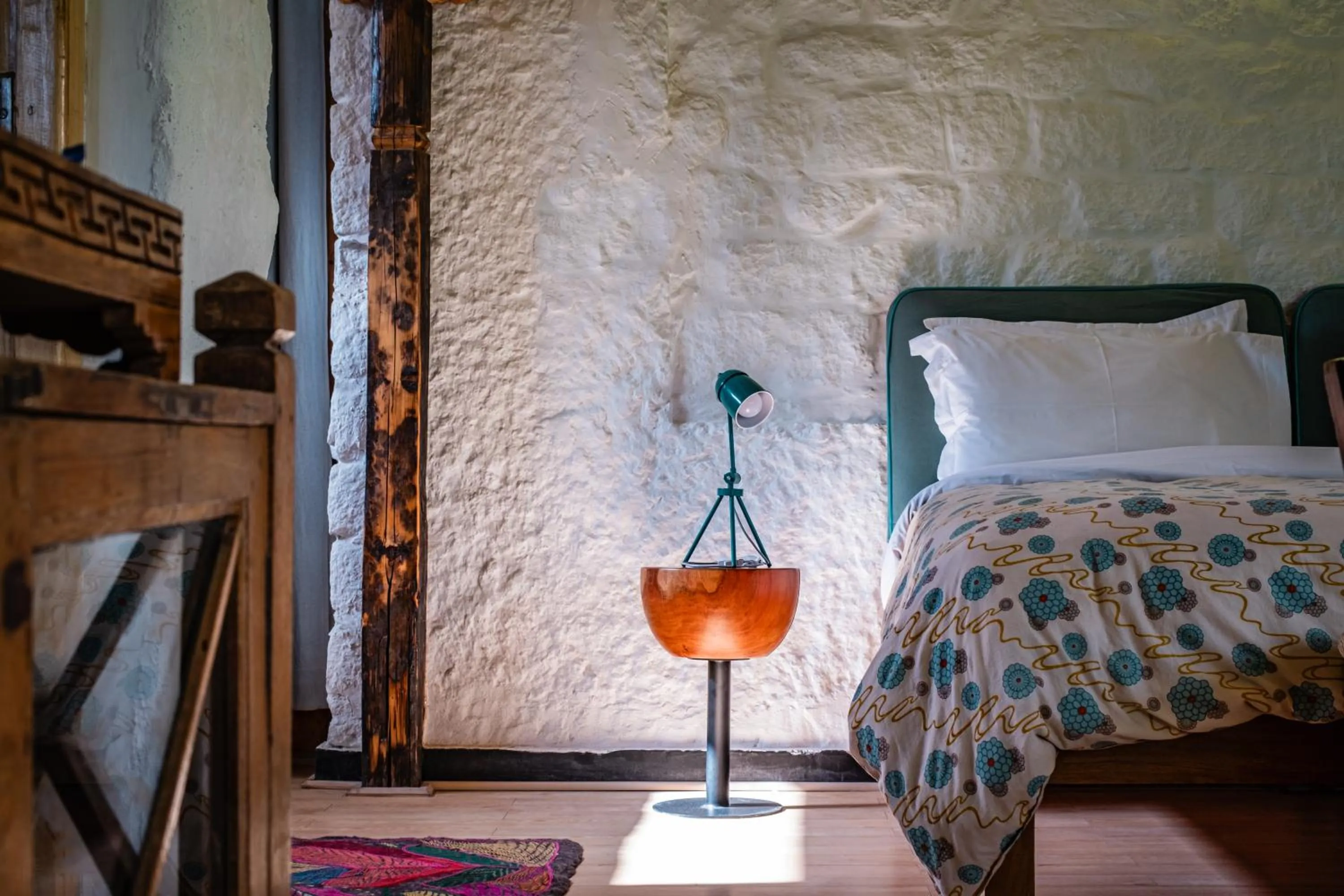 Bed in Lchang Nang Retreat-THE HOUSE OF TREES-Nubra Valley