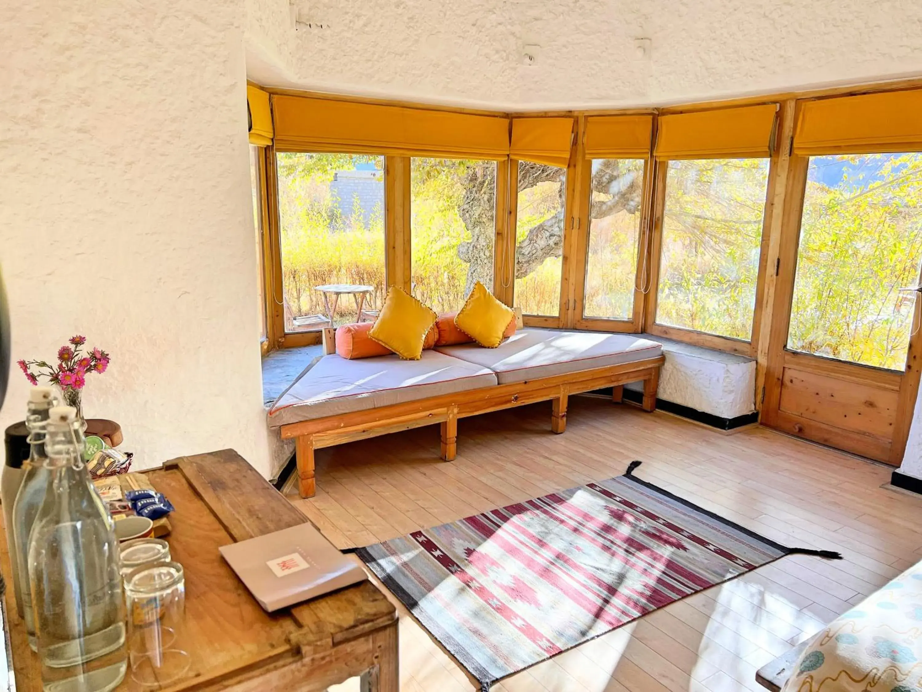 Bedroom, Bed in Lchang Nang Retreat-THE HOUSE OF TREES-Nubra Valley Bedroom, Bed in Lchang Nang Retreat-THE HOUSE OF TREES-Nubra Valley