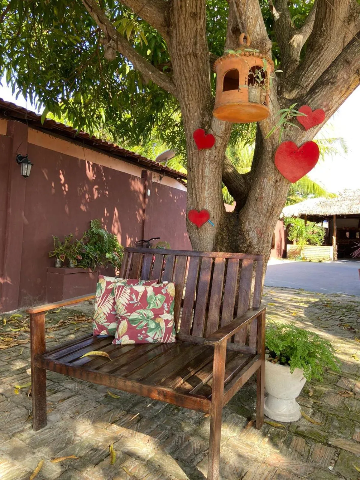 Patio in Pousada Paraiso - Santo Amaro Centro - perto de tudo