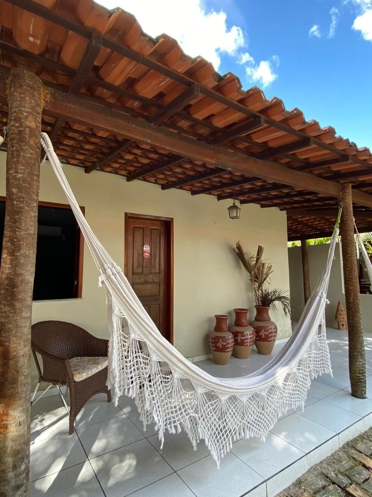 Balcony/Terrace in Pousada Paraiso - Santo Amaro Centro - perto de tudo