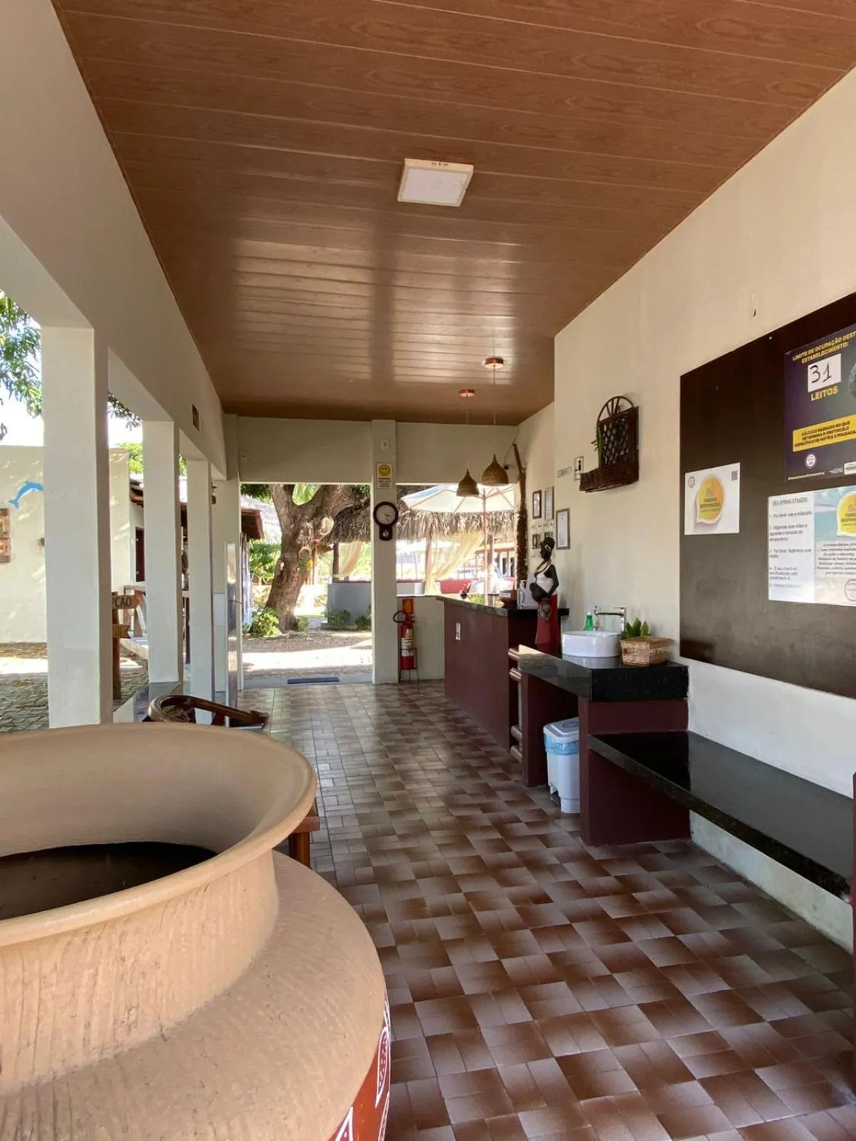 Lobby or reception in Pousada Paraiso - Santo Amaro Centro - perto de tudo