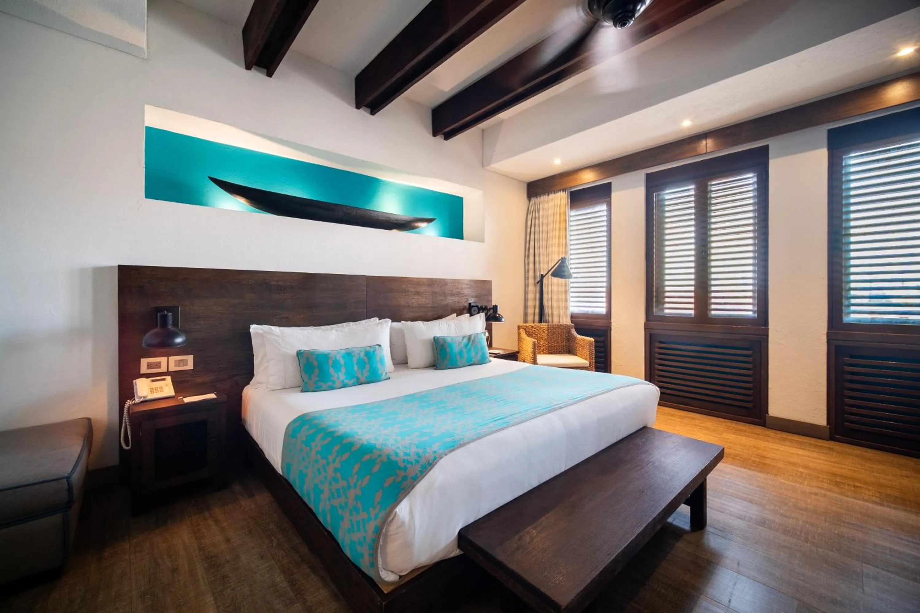 Decorative detail, Bed in Sophia Hotel By OxoHotel