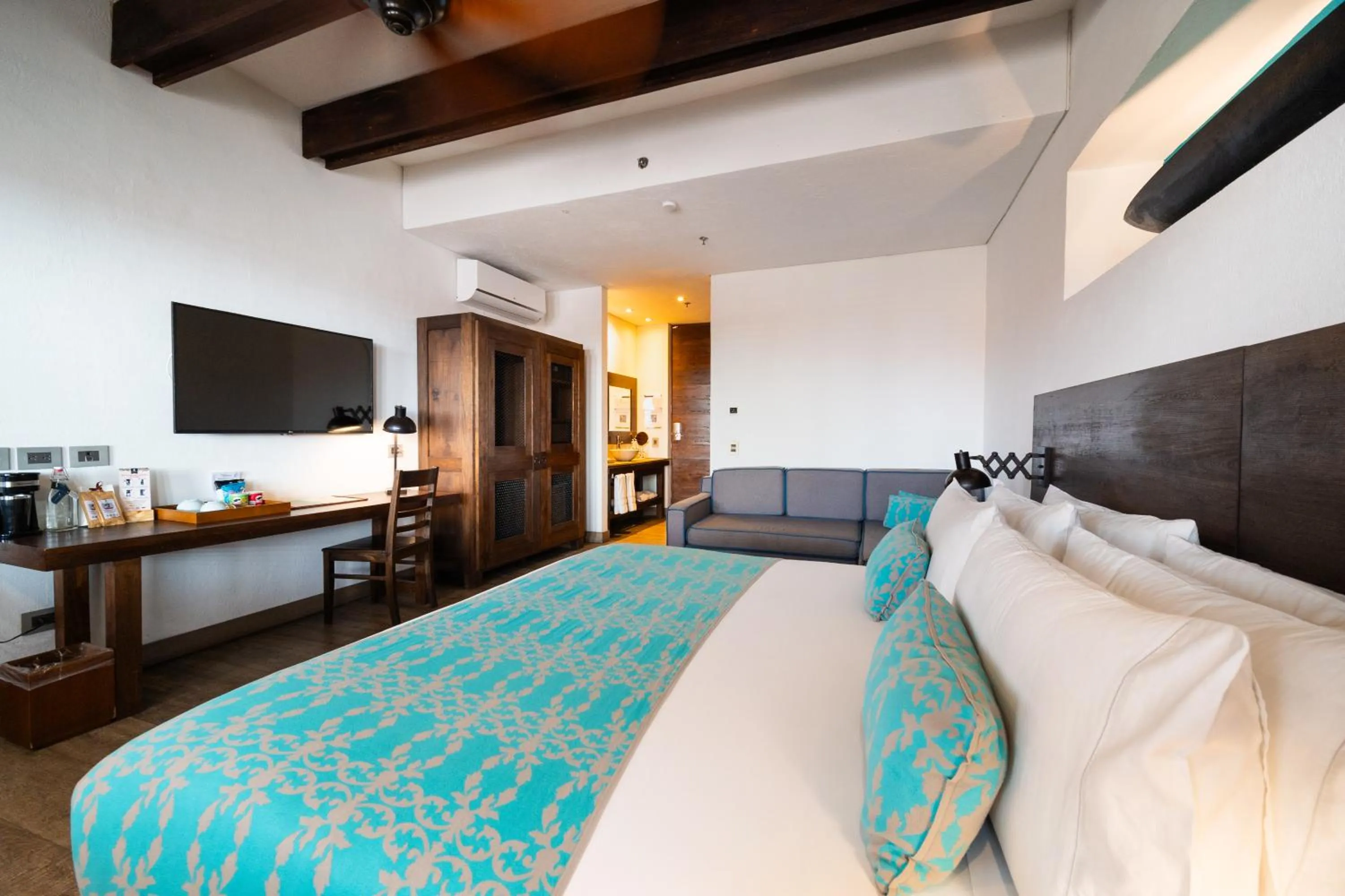 Decorative detail, Bed in Sophia Hotel By OxoHotel