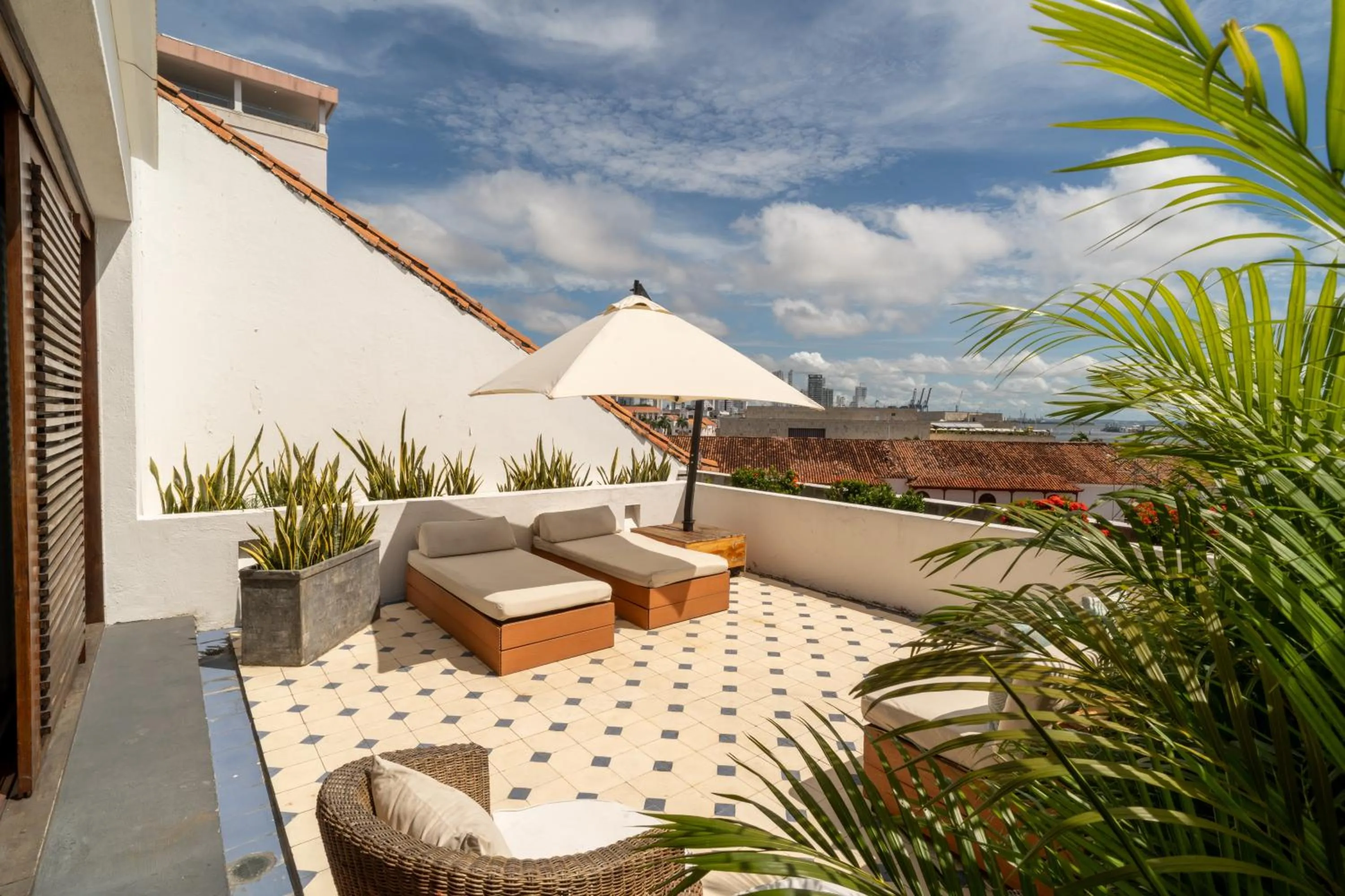 Balcony/Terrace in Sophia Hotel By OxoHotel